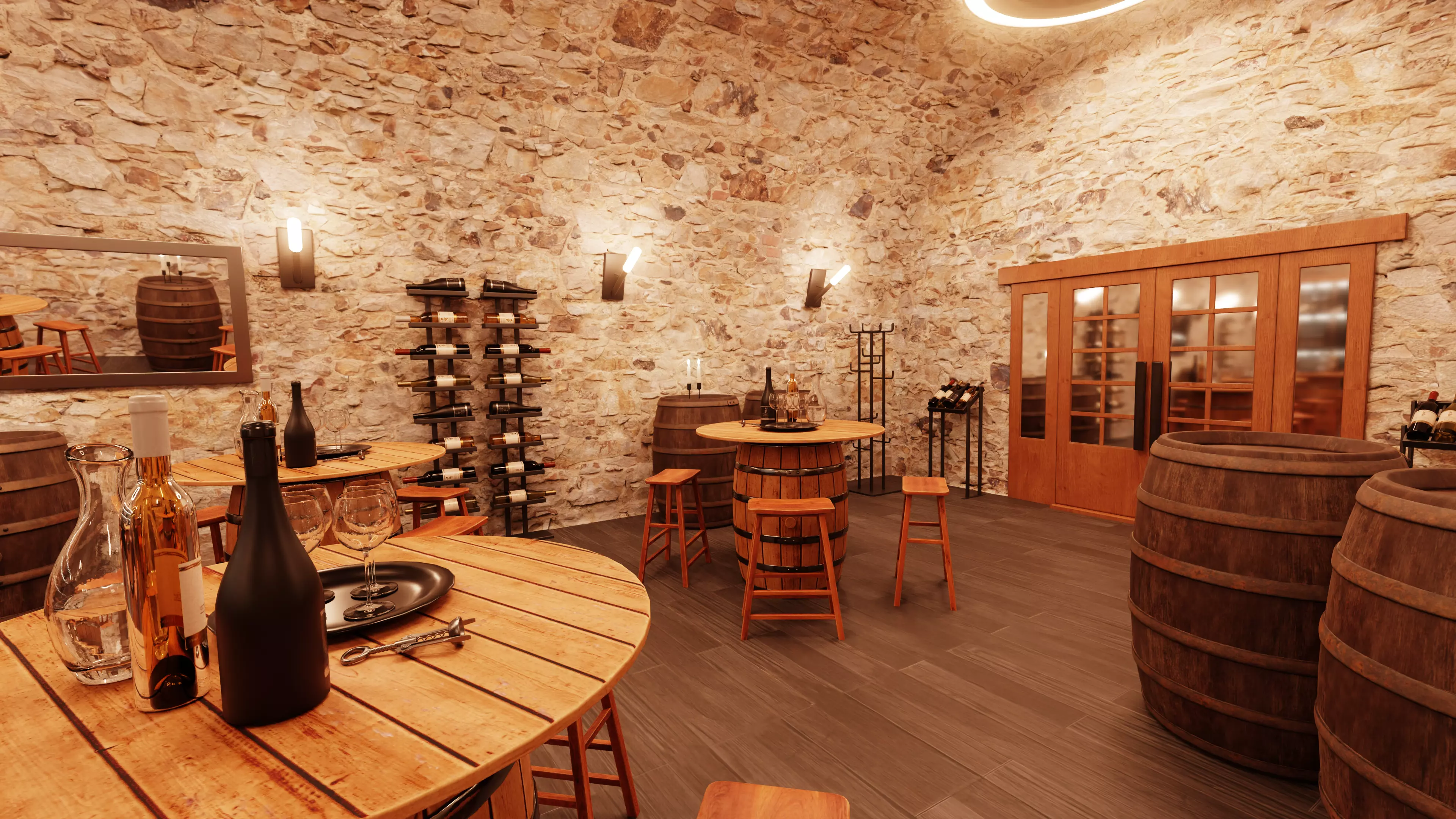 -Winery at Night- 3D model_4