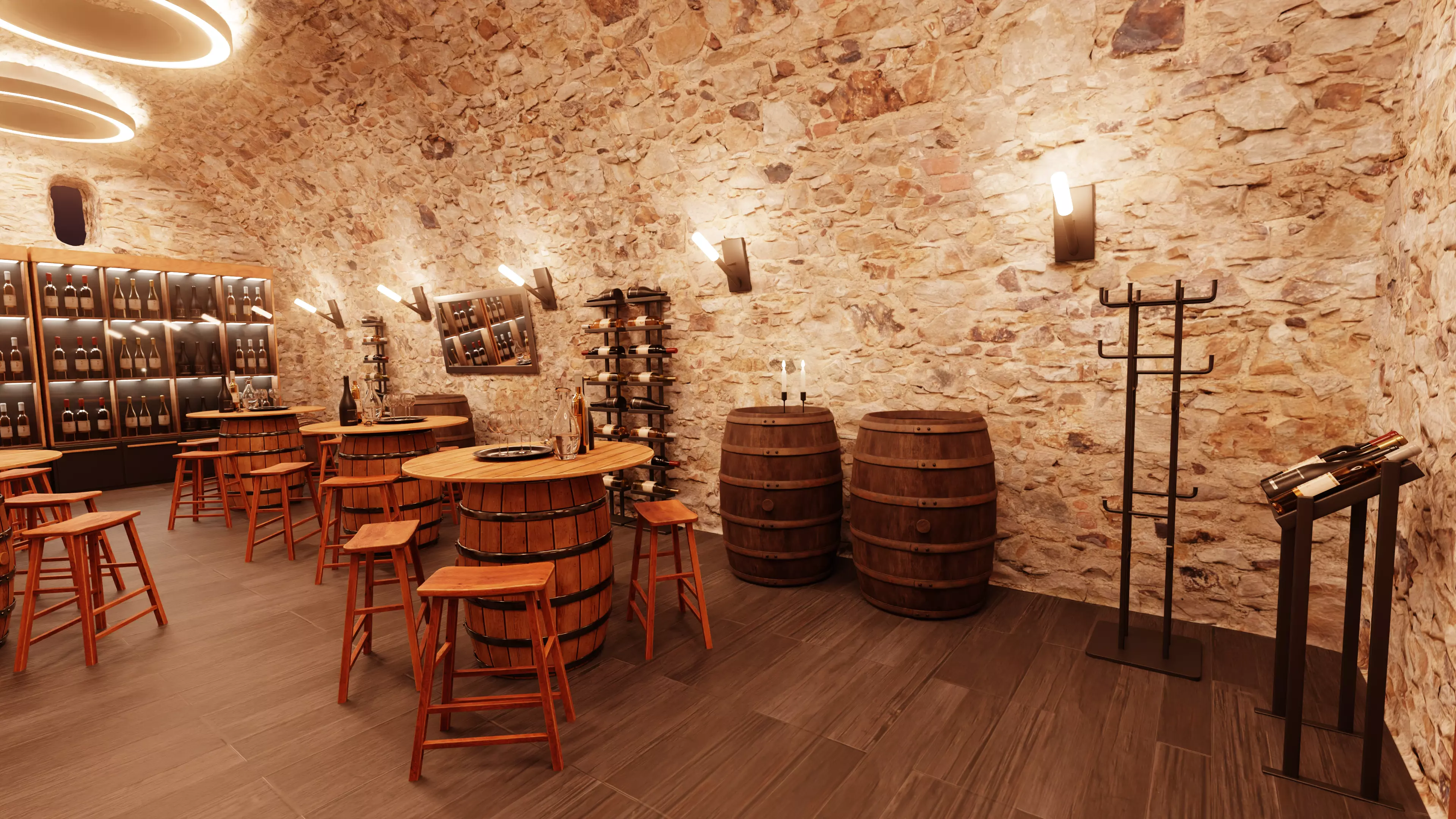 -Winery at Night- 3D model_7