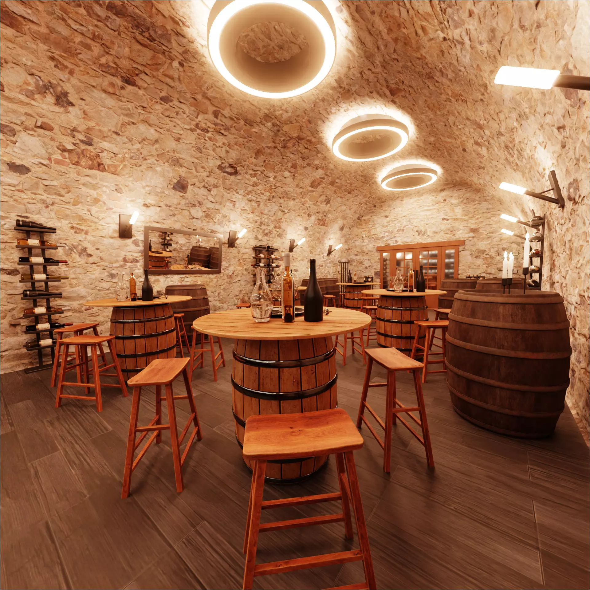 -Winery at Night- 3D model_21