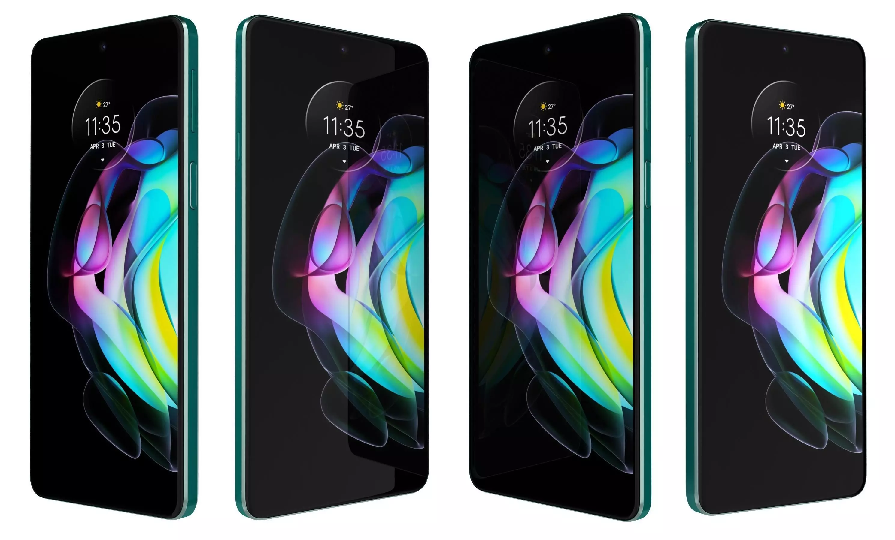 Motorola Edge 20 Frosted Emerald High Poly 3D model_18