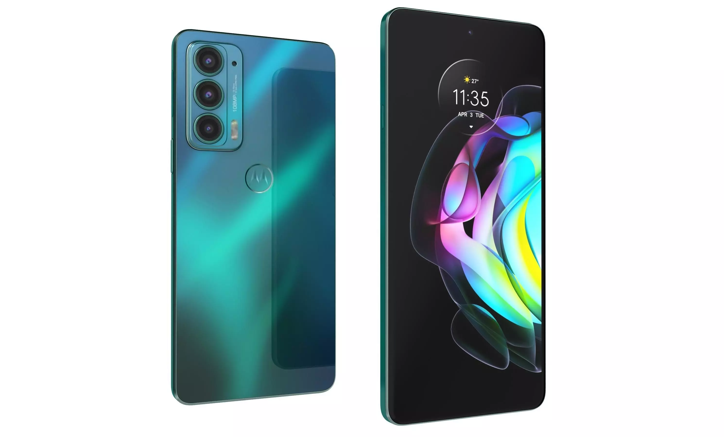 Motorola Edge 20 Frosted Emerald High Poly 3D model_19