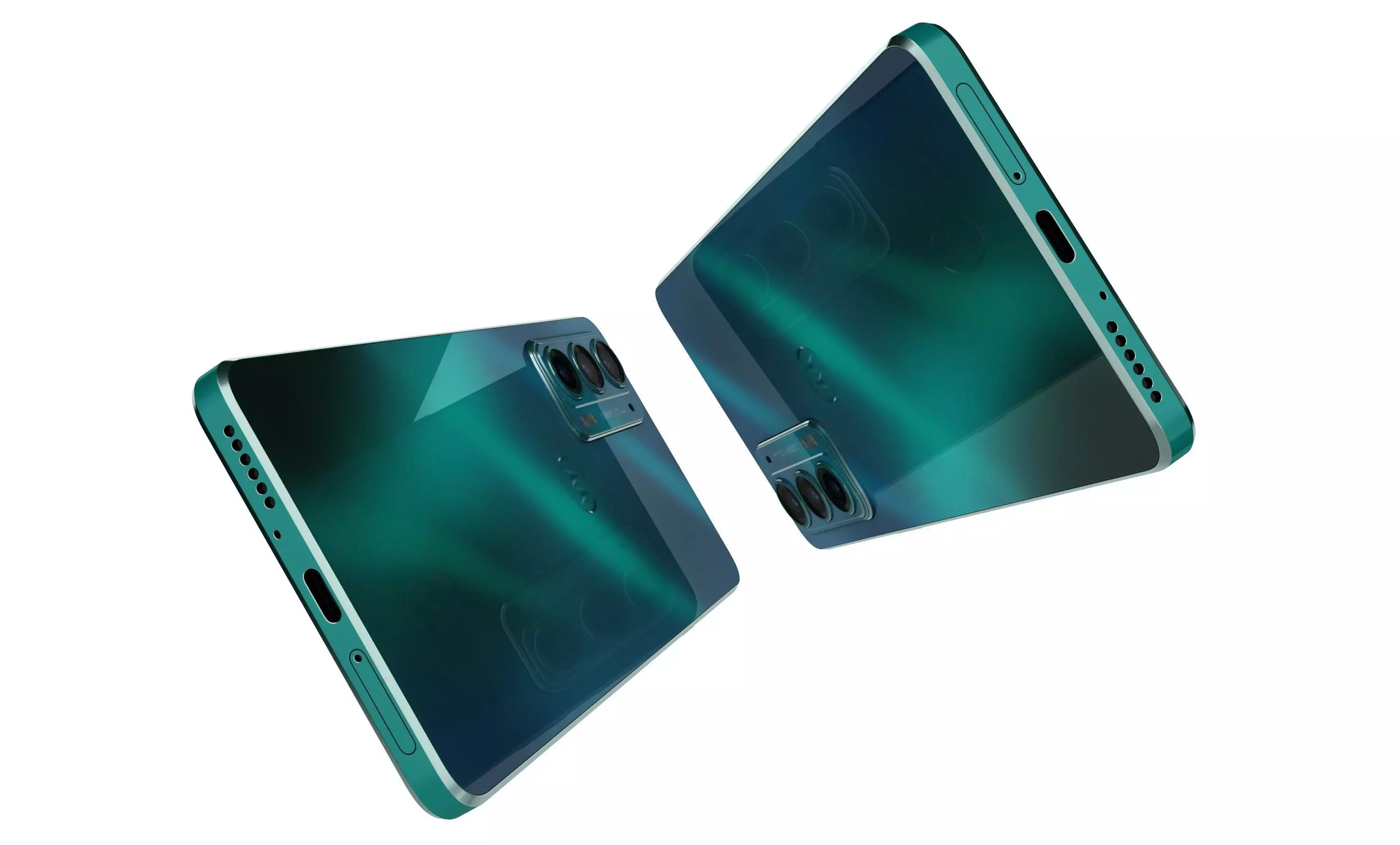 Motorola Edge 20 Frosted Emerald High Poly 3D model_22