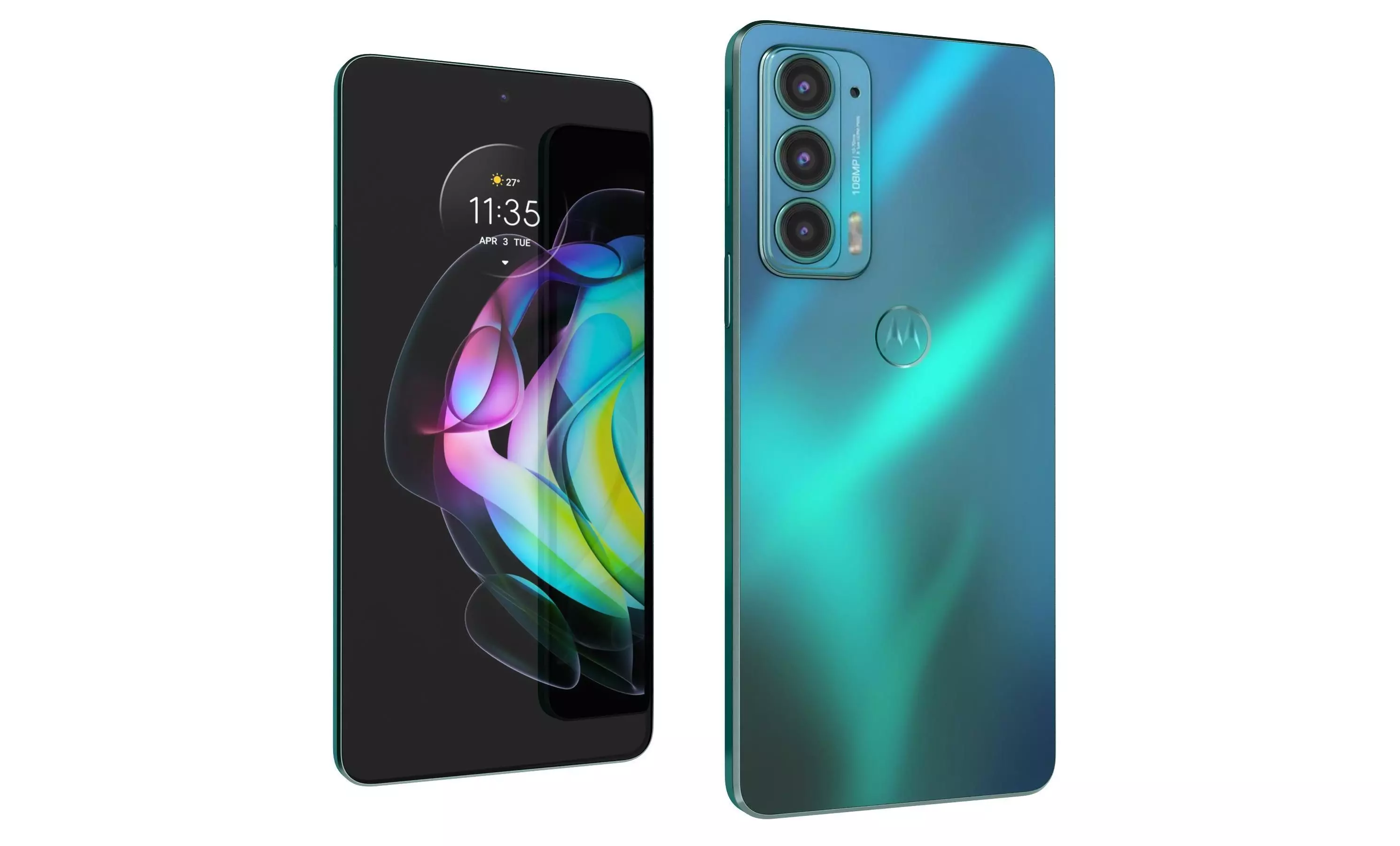 Motorola Edge 20 Frosted Emerald High Poly 3D model_20