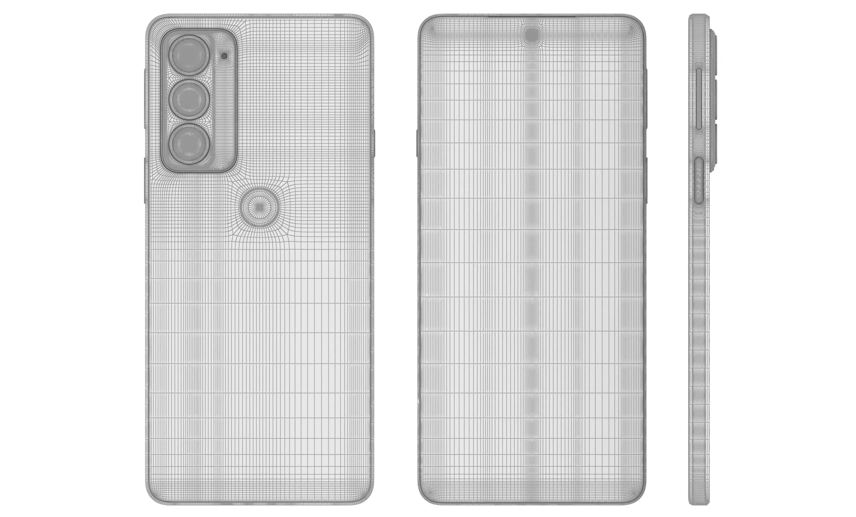 Motorola Edge 20 Frosted Emerald High Poly 3D model_23