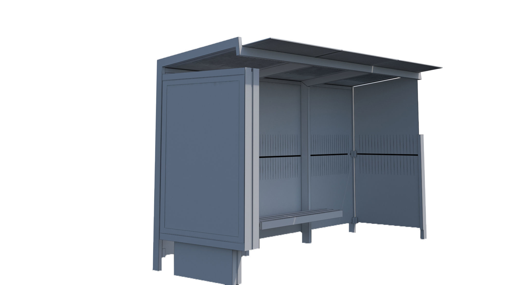 MMCite 310b Bus Shelter 3D model_4