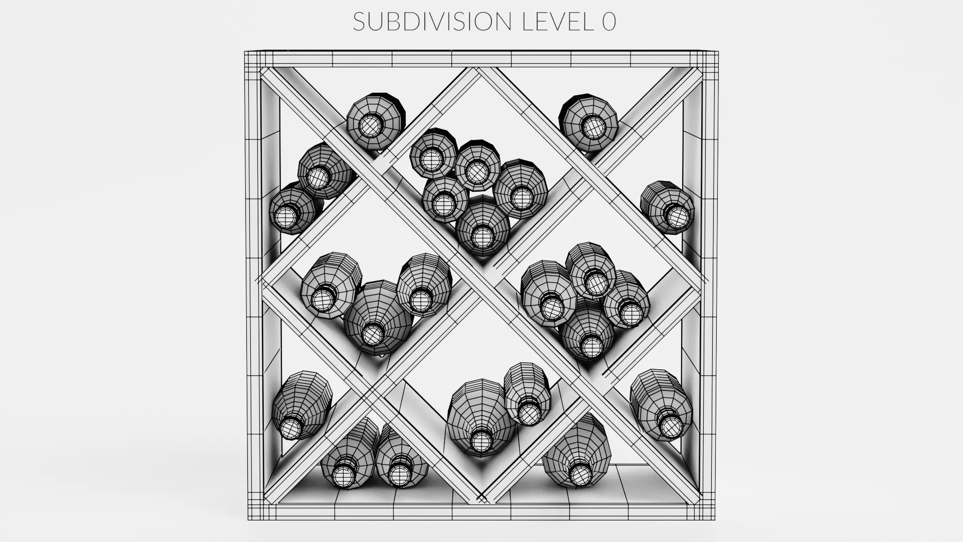 -Wines on Rack V1- 3D model_7