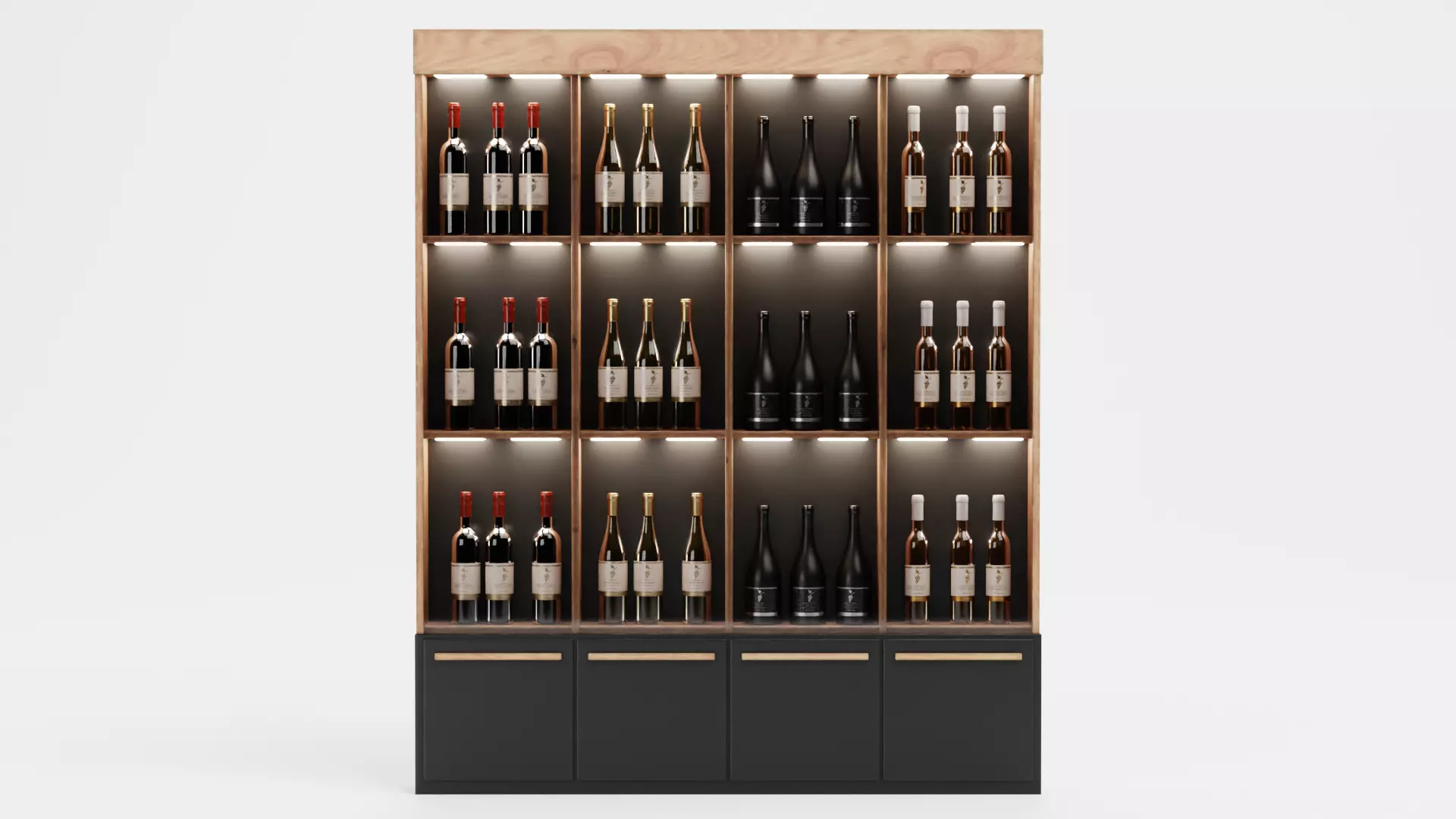 -Wines on Rack V2- 3D model_1