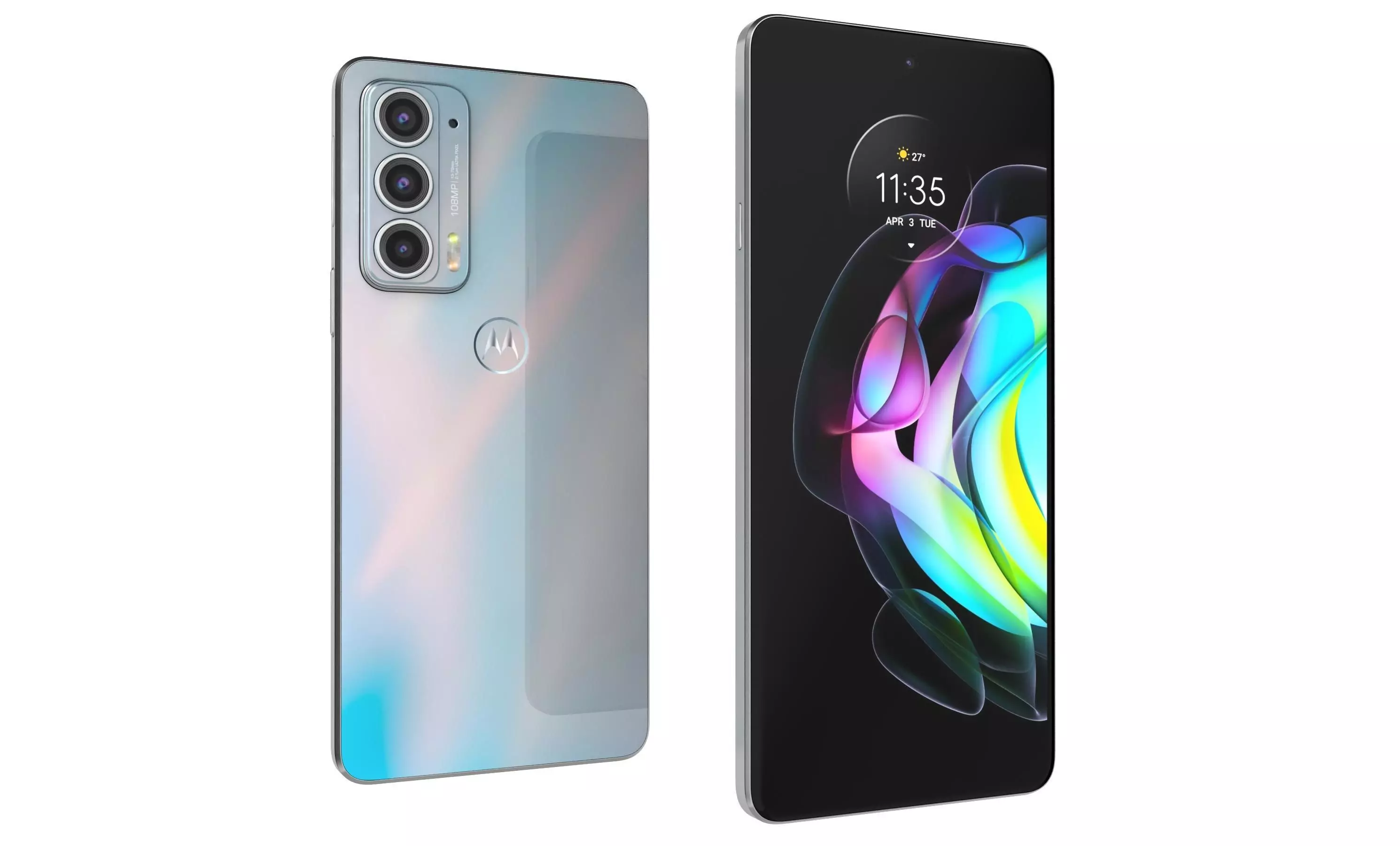 Motorola Edge 20 Frosted White High Poly 3D model_30