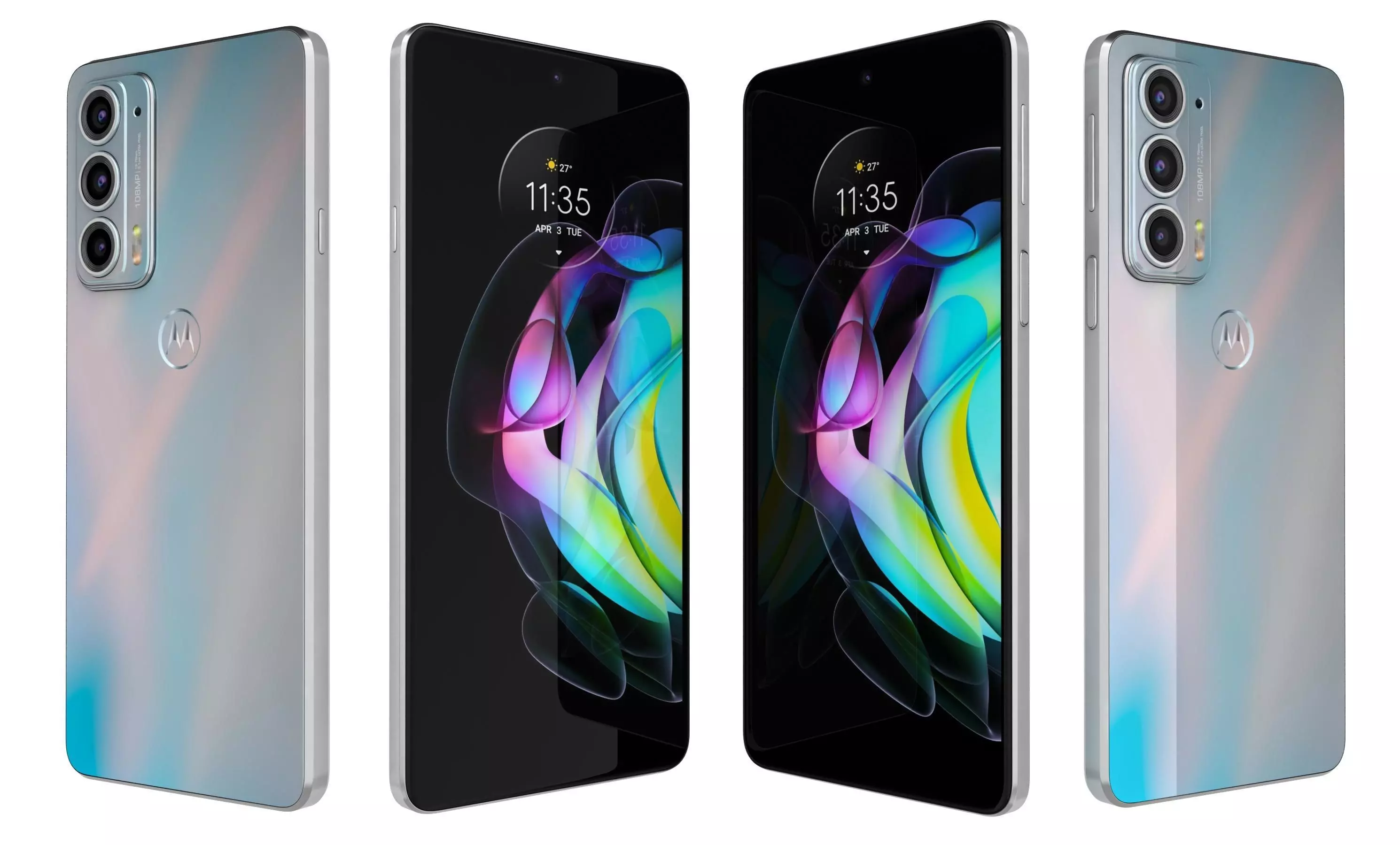 Motorola Edge 20 Frosted White High Poly 3D model_28