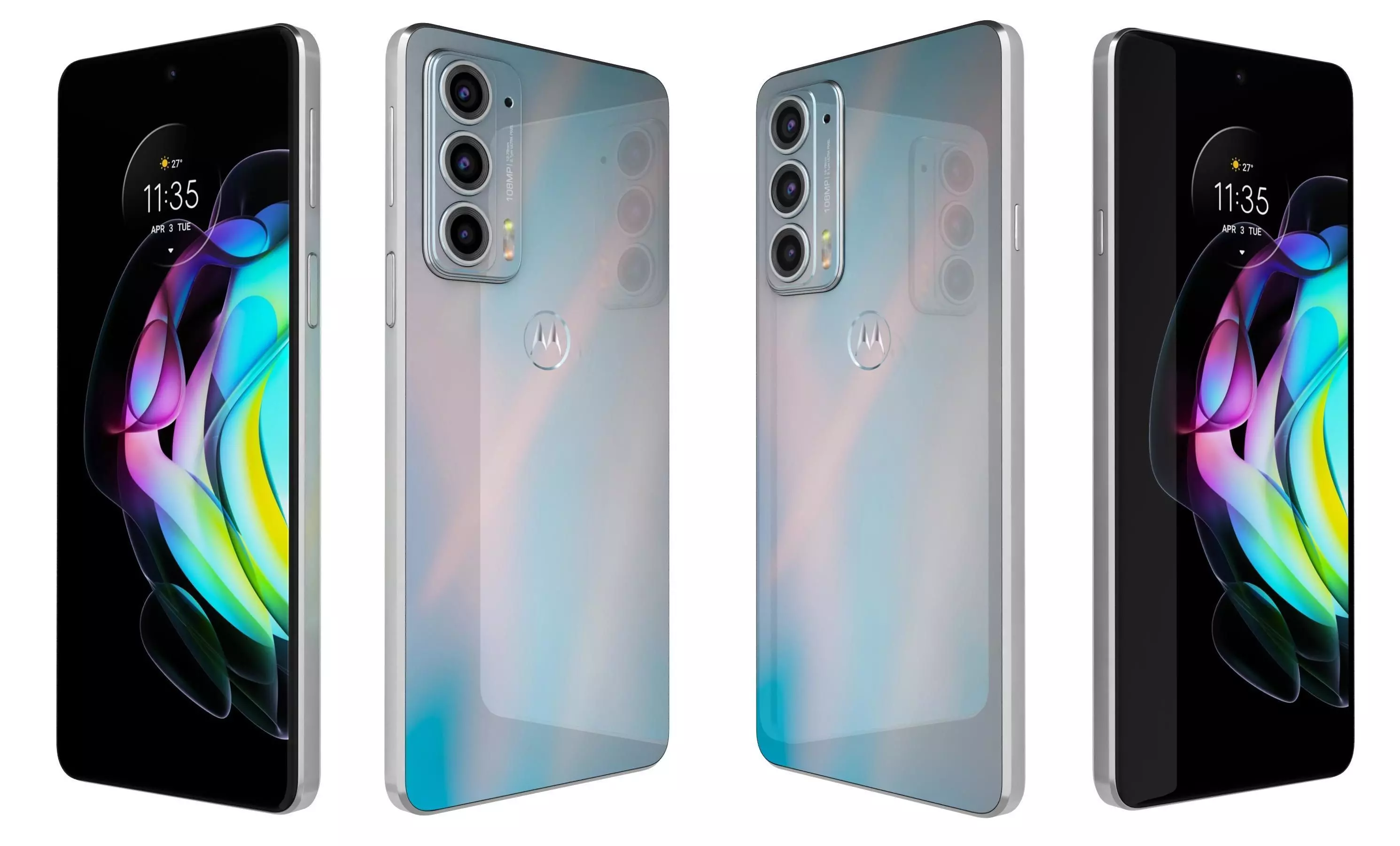 Motorola Edge 20 Frosted White High Poly 3D model_26