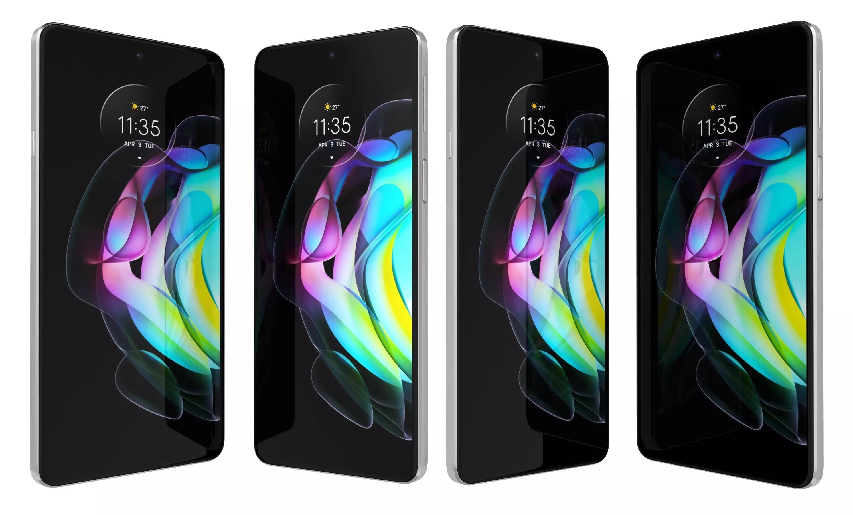 Motorola Edge 20 Frosted White High Poly 3D model_10