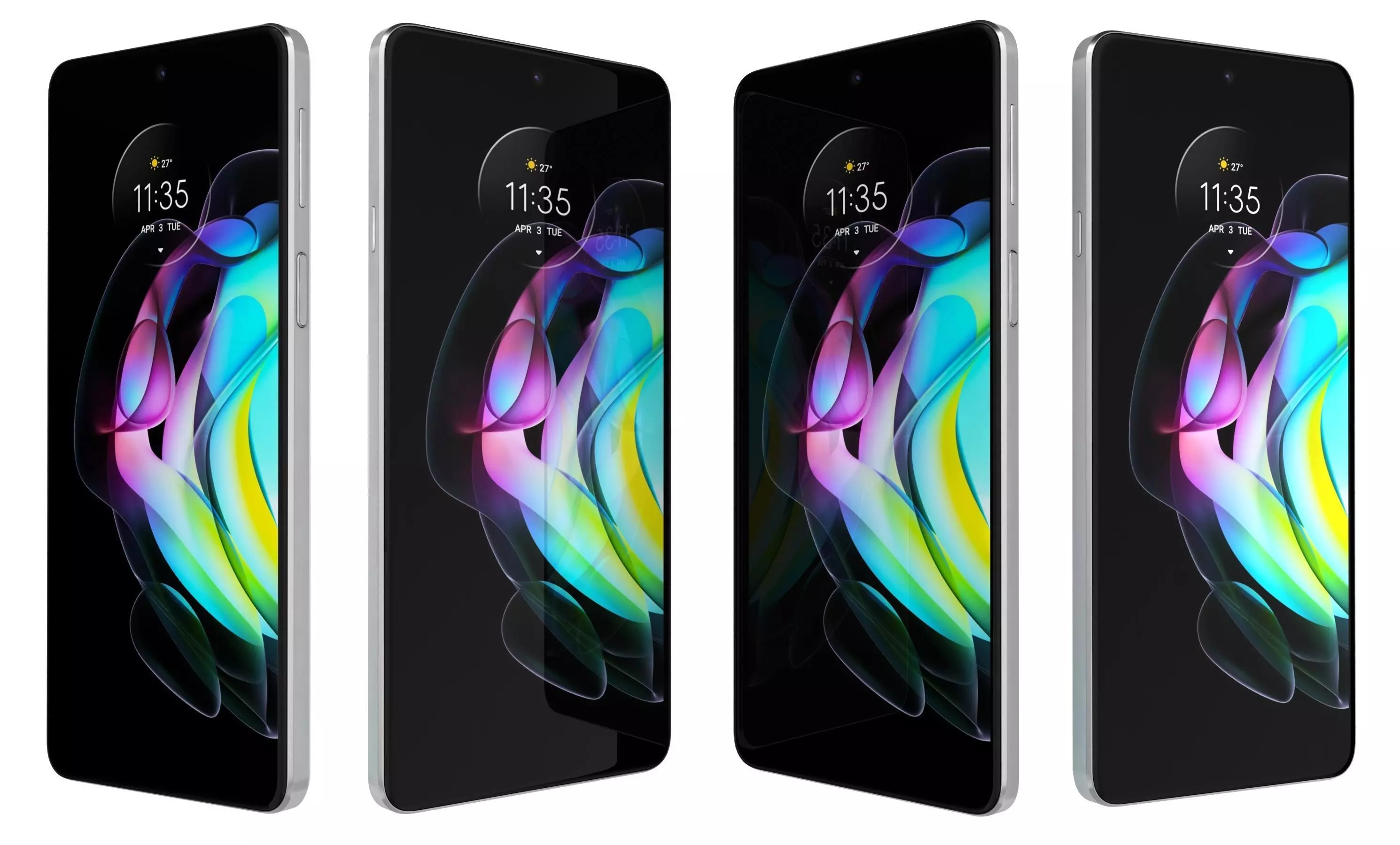 Motorola Edge 20 Frosted White High Poly 3D model_29