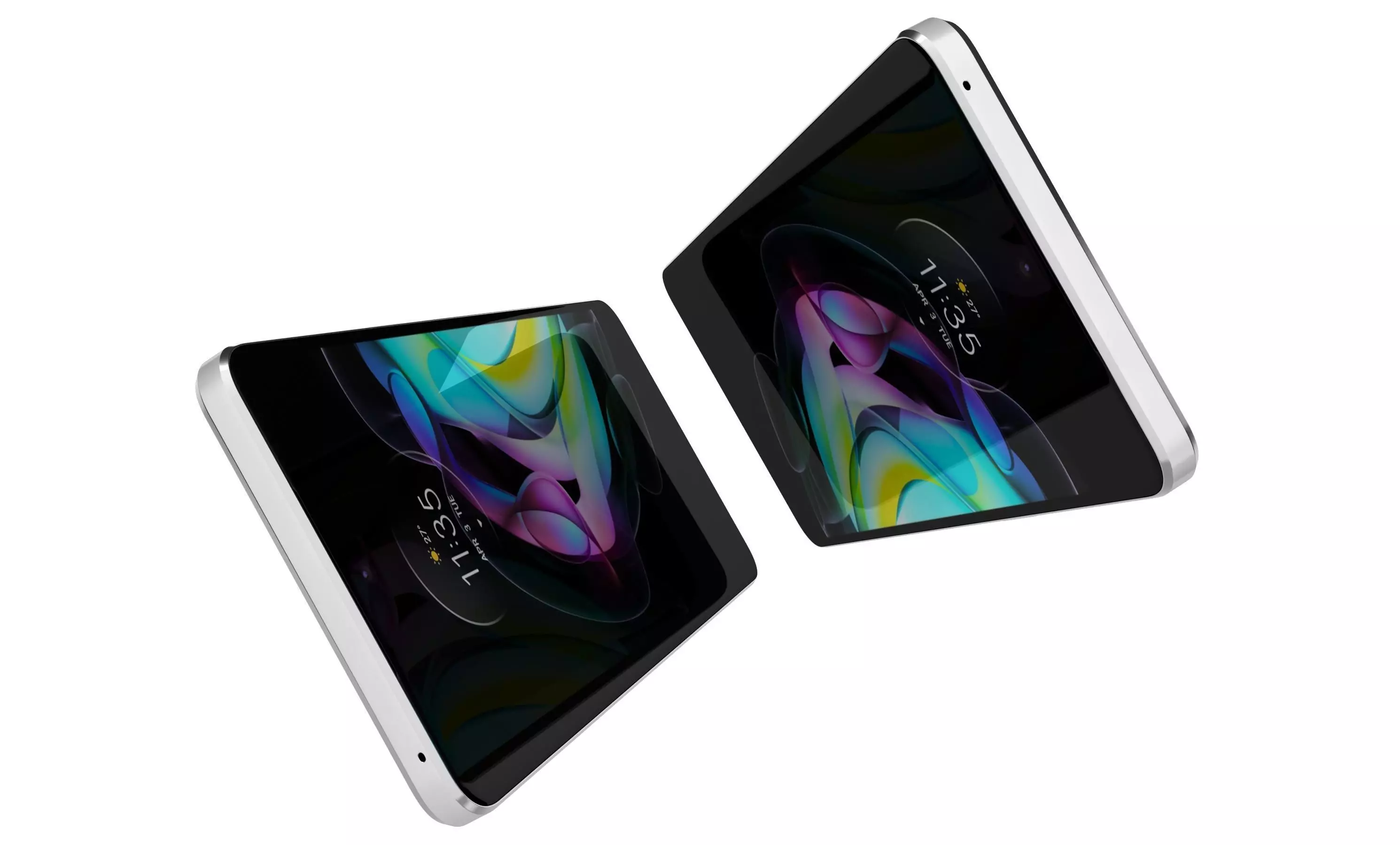 Motorola Edge 20 Frosted White High Poly 3D model_3