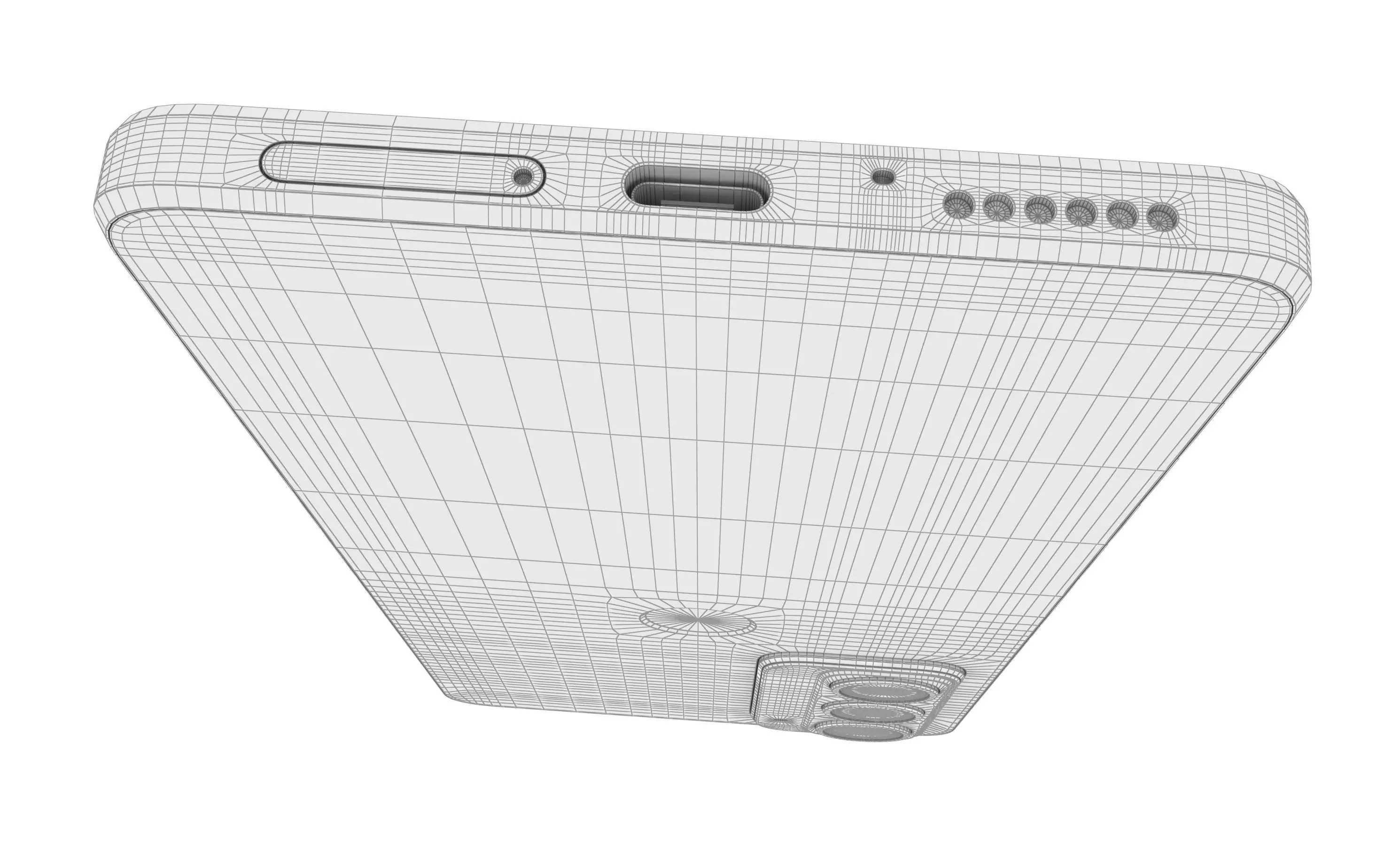 Motorola Edge 20 Frosted White High Poly 3D model_16