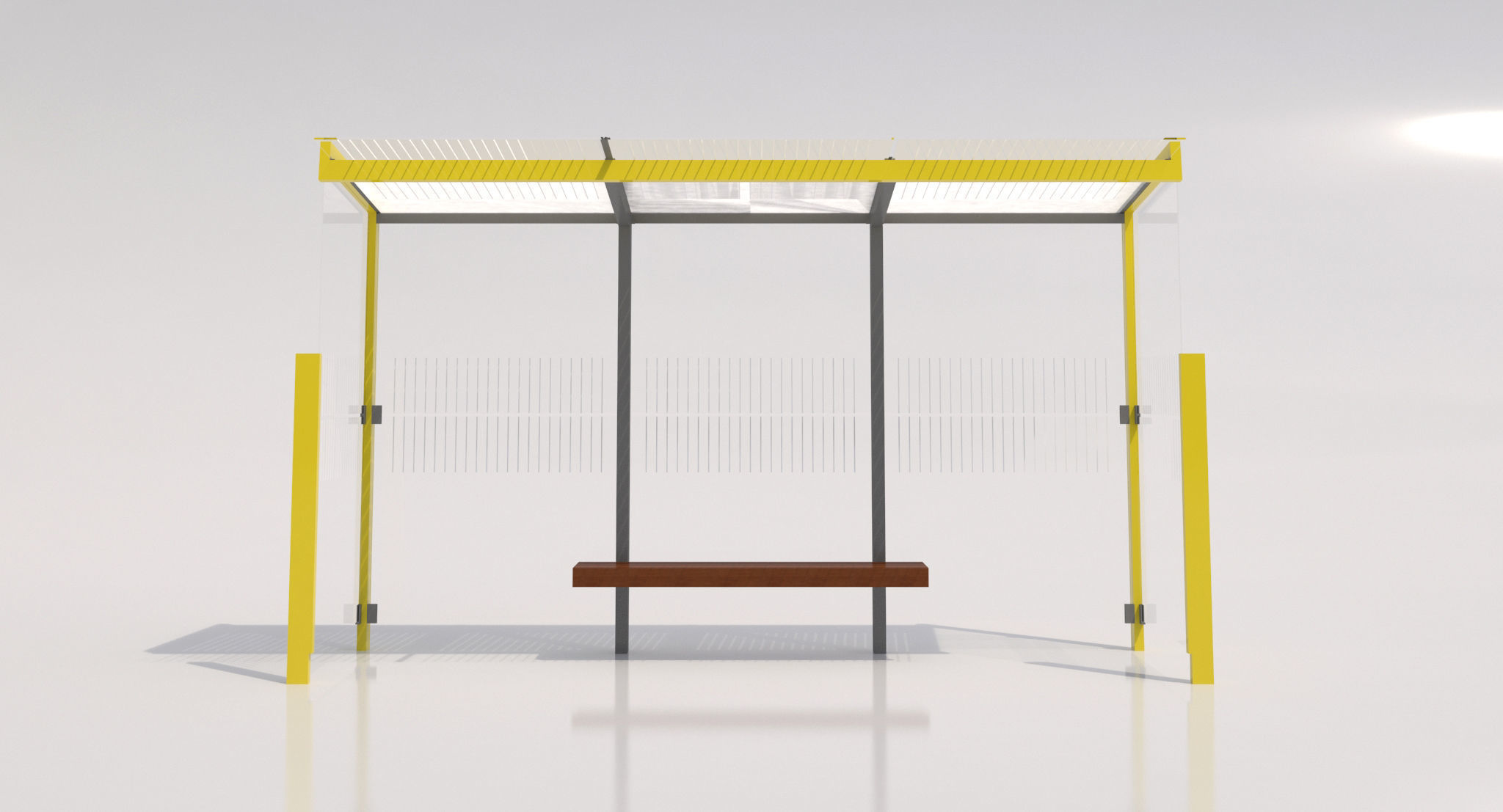 MMCite Geomere Bus Shelter Collection 3D model_9