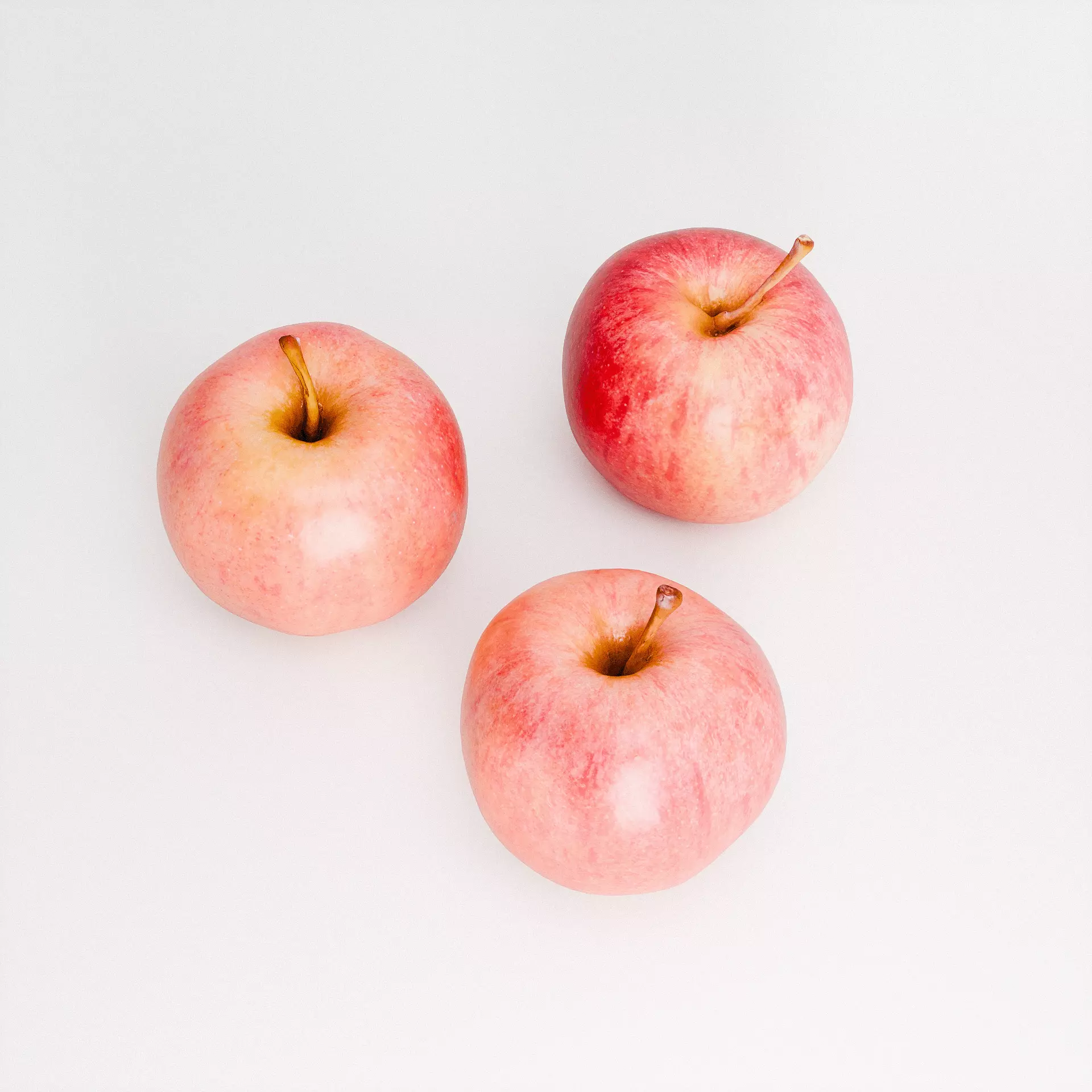 Apples Gala Set Low-poly 3D model_2