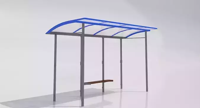 MMCite Skandum 110a Bus Shelter 3D model