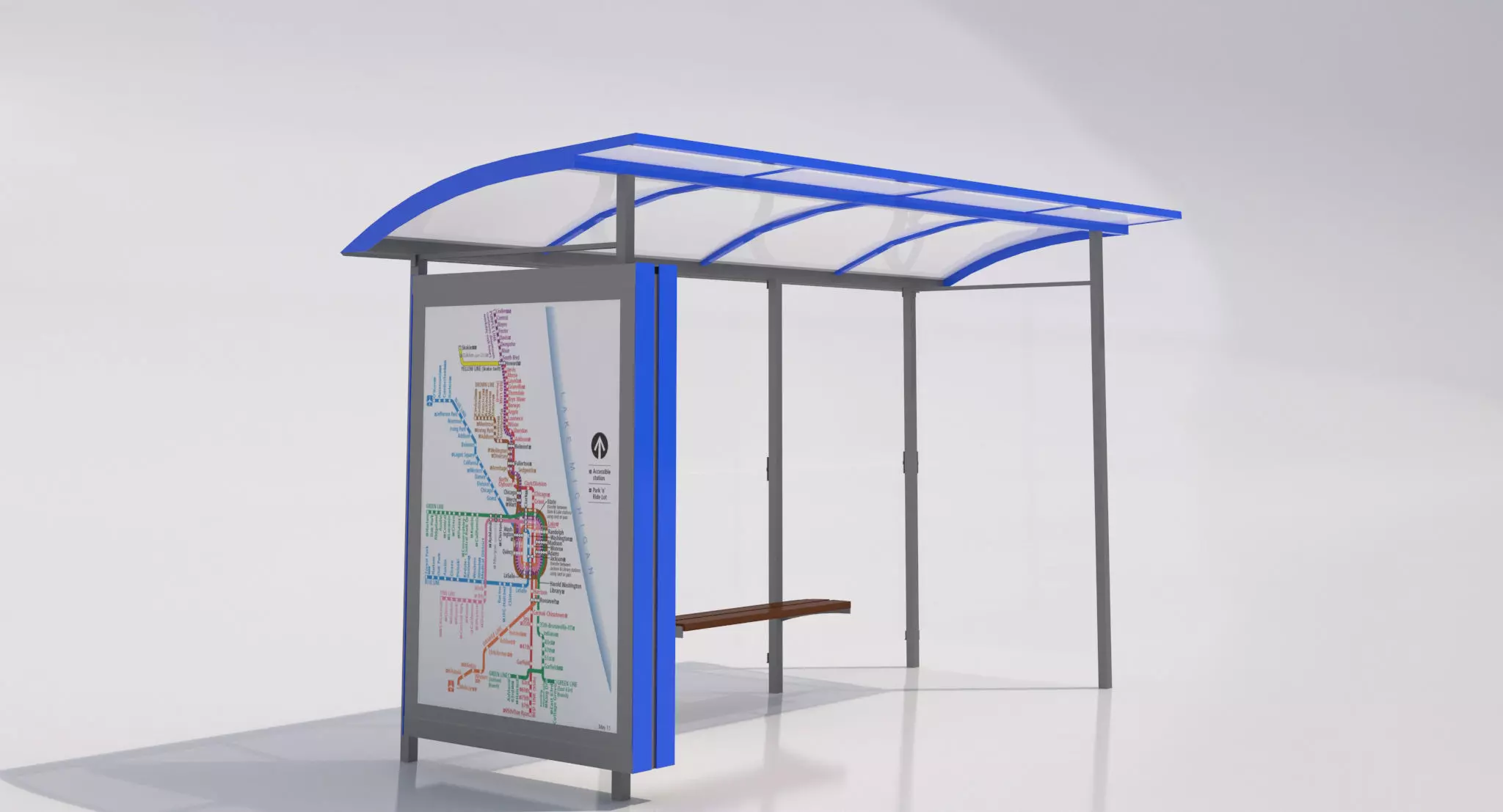 MMCite Skandum 110b Bus Shelter 3D model_0