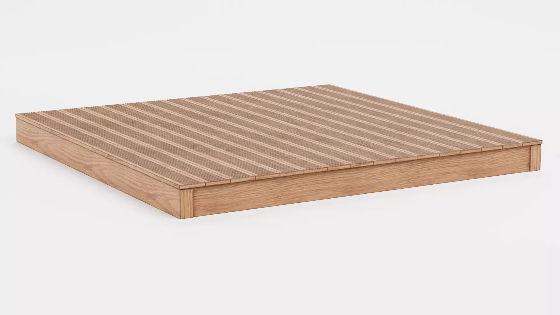 -Wooden Deck- 3D model_2