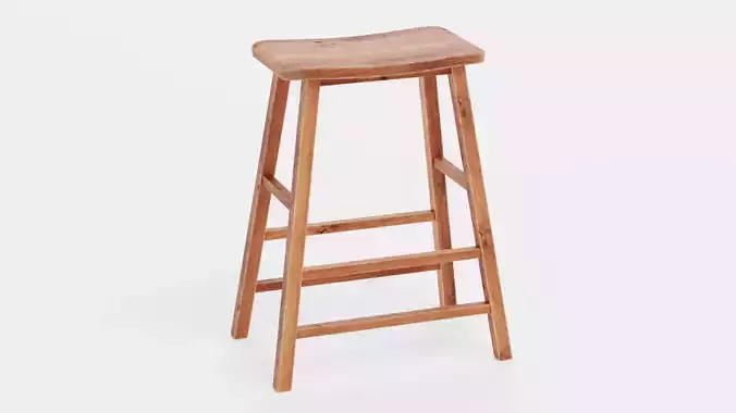 -Wooden Stool-