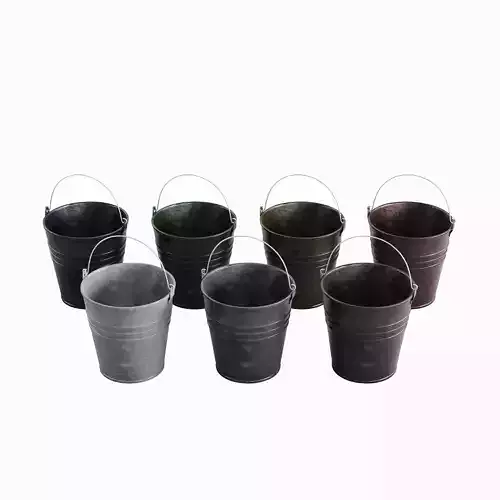 Color Painted Steel Bucket Pack 