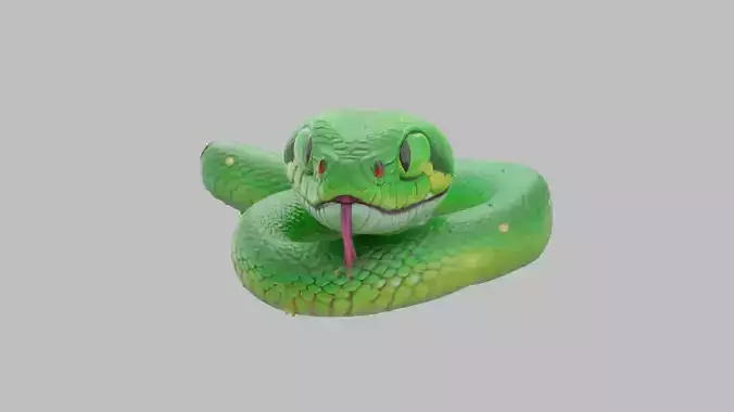 Fantasy Green Snake