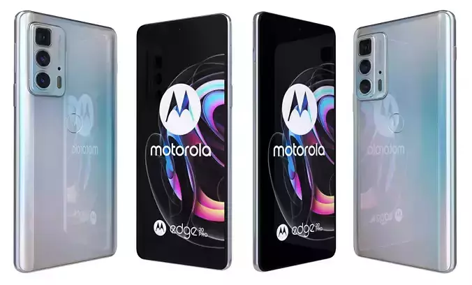 Motorola Edge 20 Pro Iridescent Cloud High Poly 