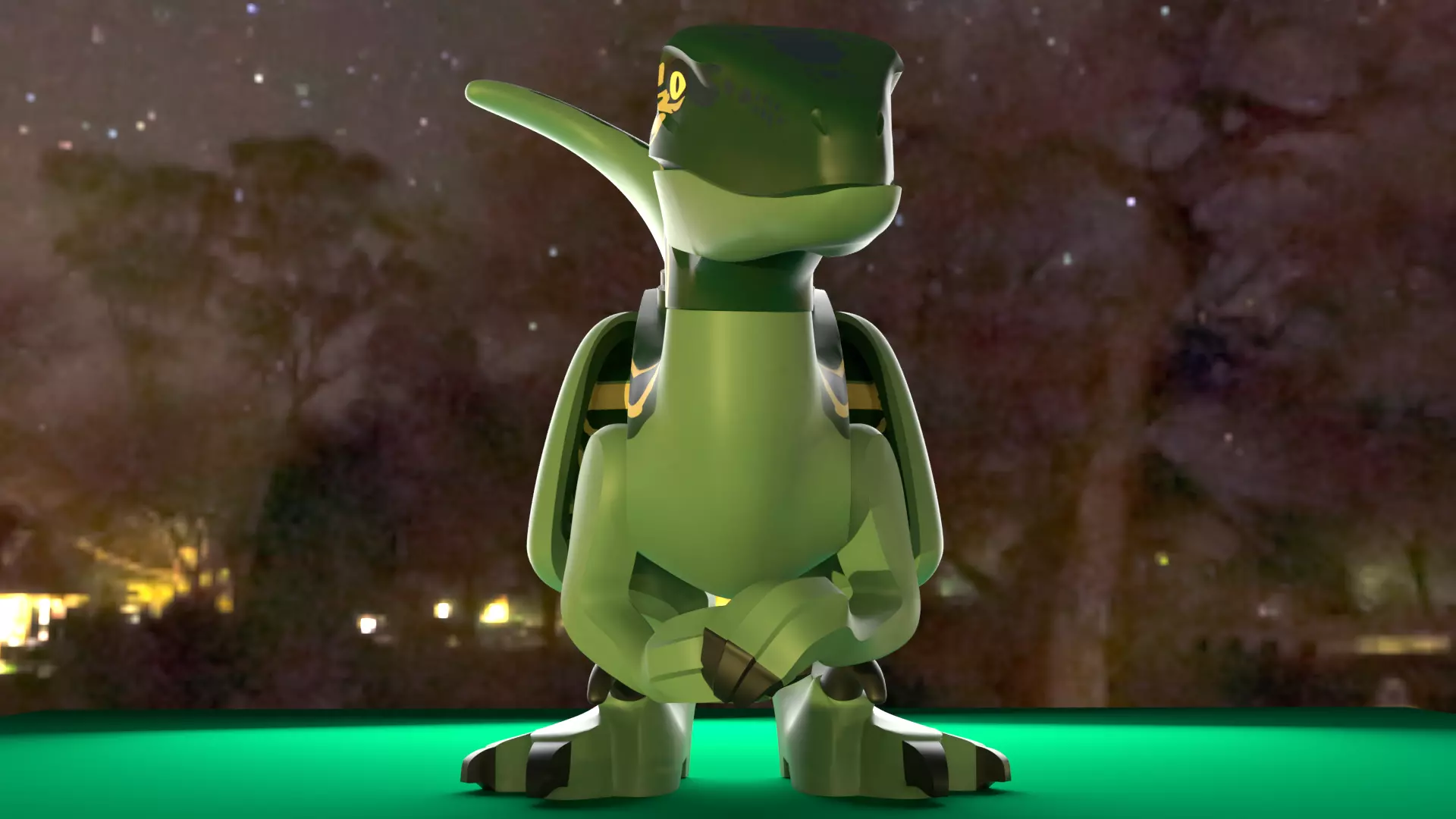 LEGO Raptorfig Free 3D model_1