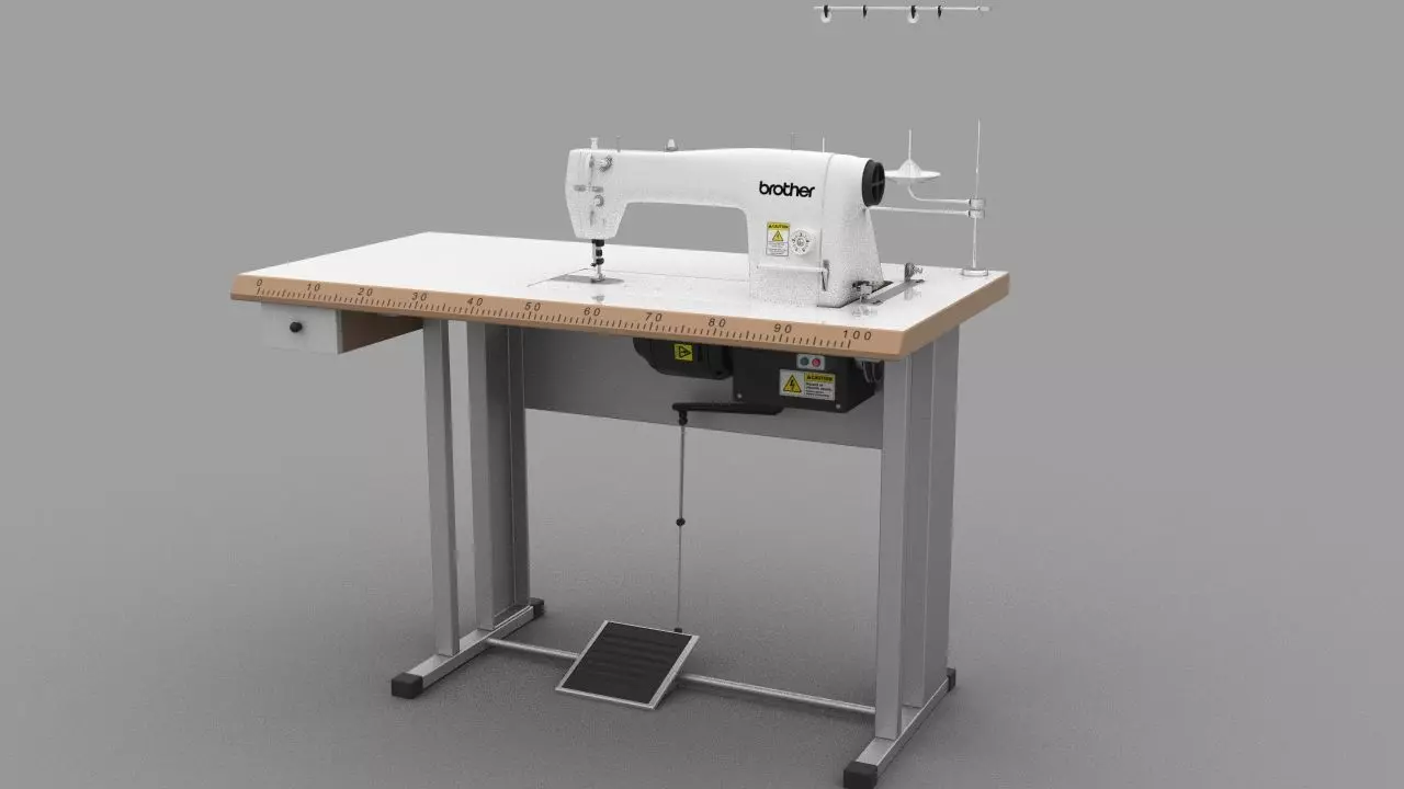 sewing machine 3D model