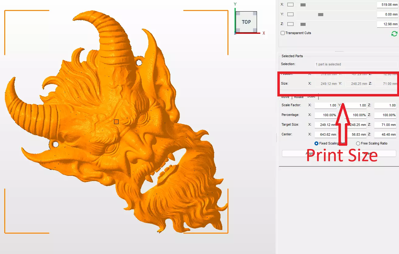 Krampus Door Knocker STL High Detail 3D Model for Home Decor 3D print model_9