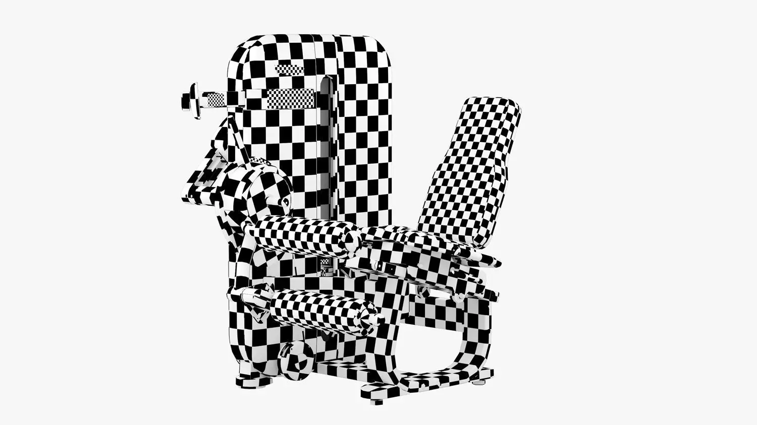 Technogym Artis Leg Curl 3D model_12