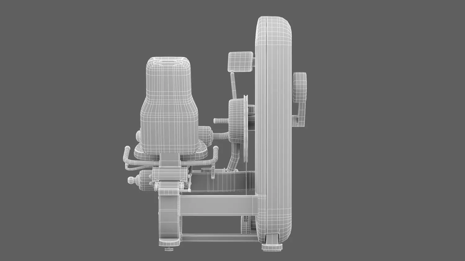 Technogym Artis Leg Curl 3D model_9