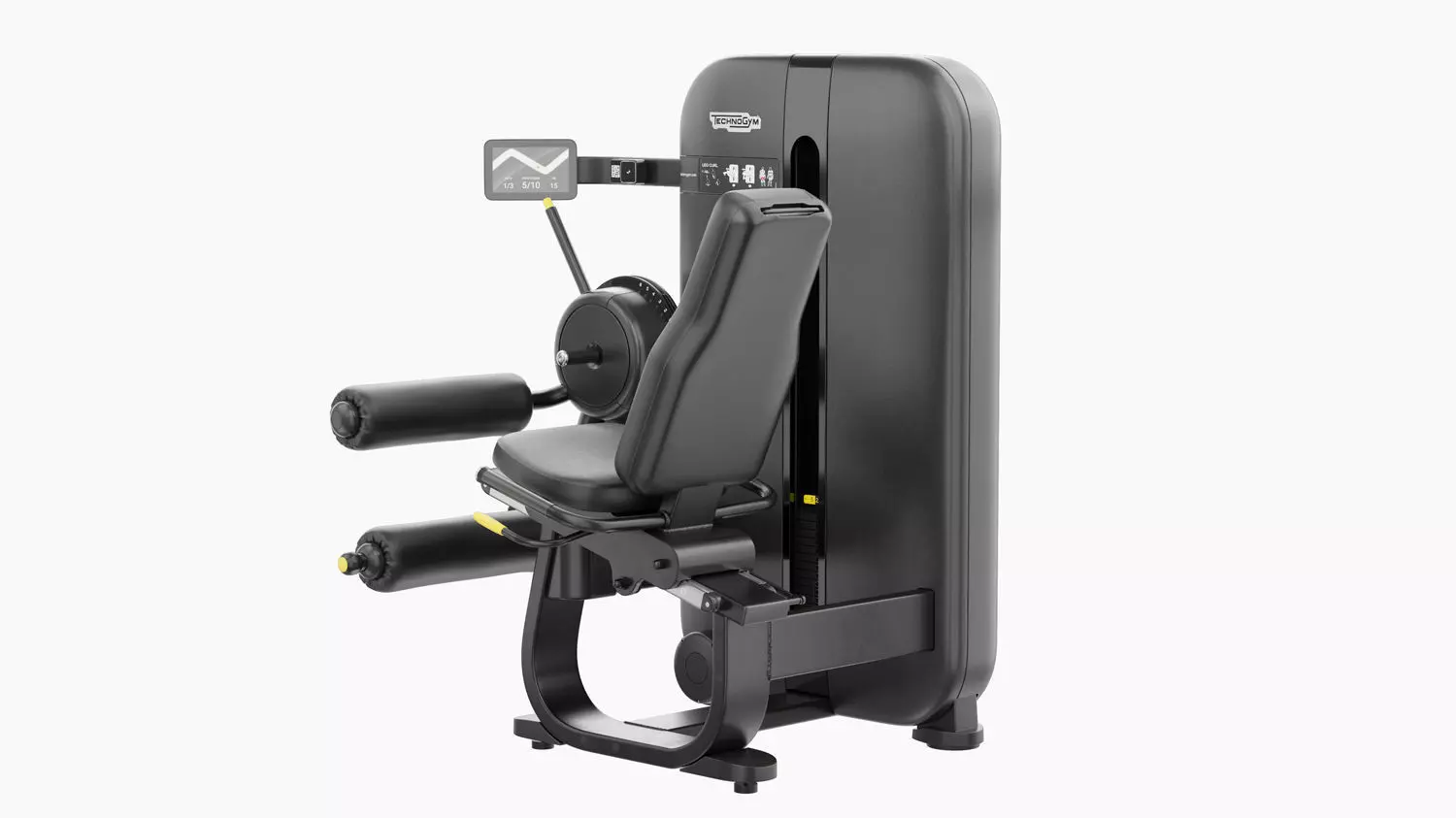 Technogym Artis Leg Curl 3D model_4