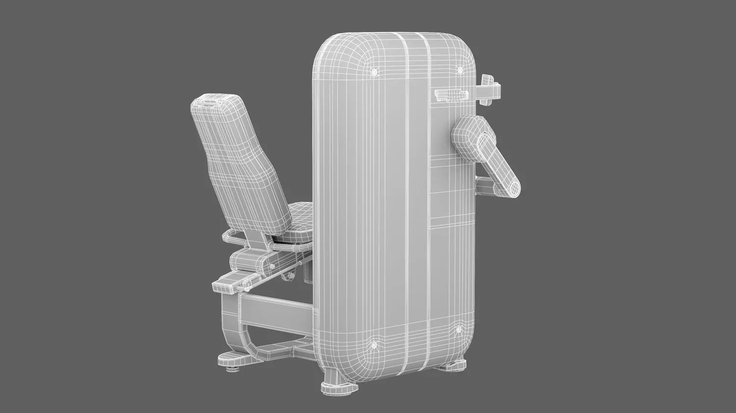 Technogym Artis Leg Curl 3D model_8