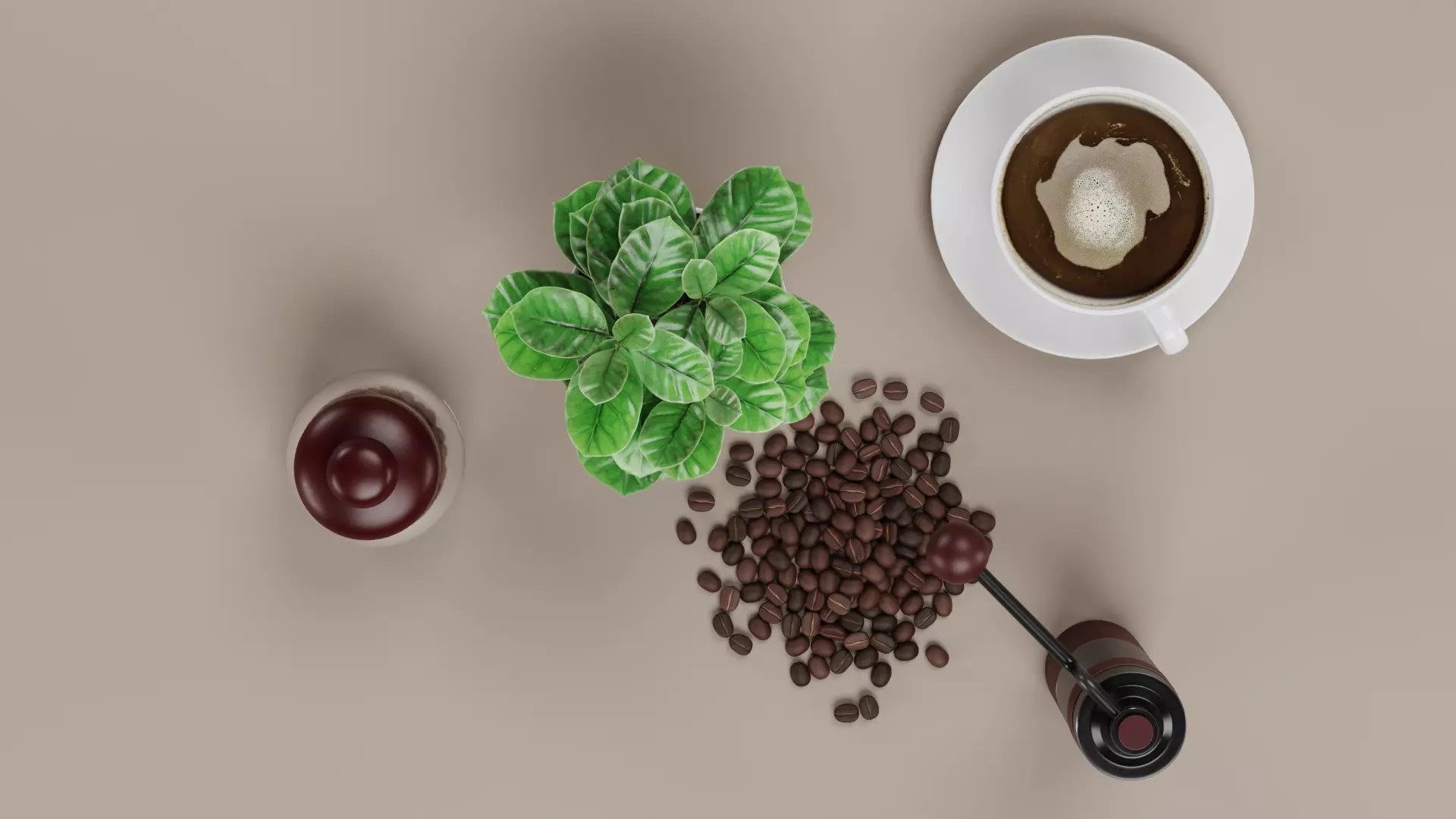 -Coffee Set- 3D model_2