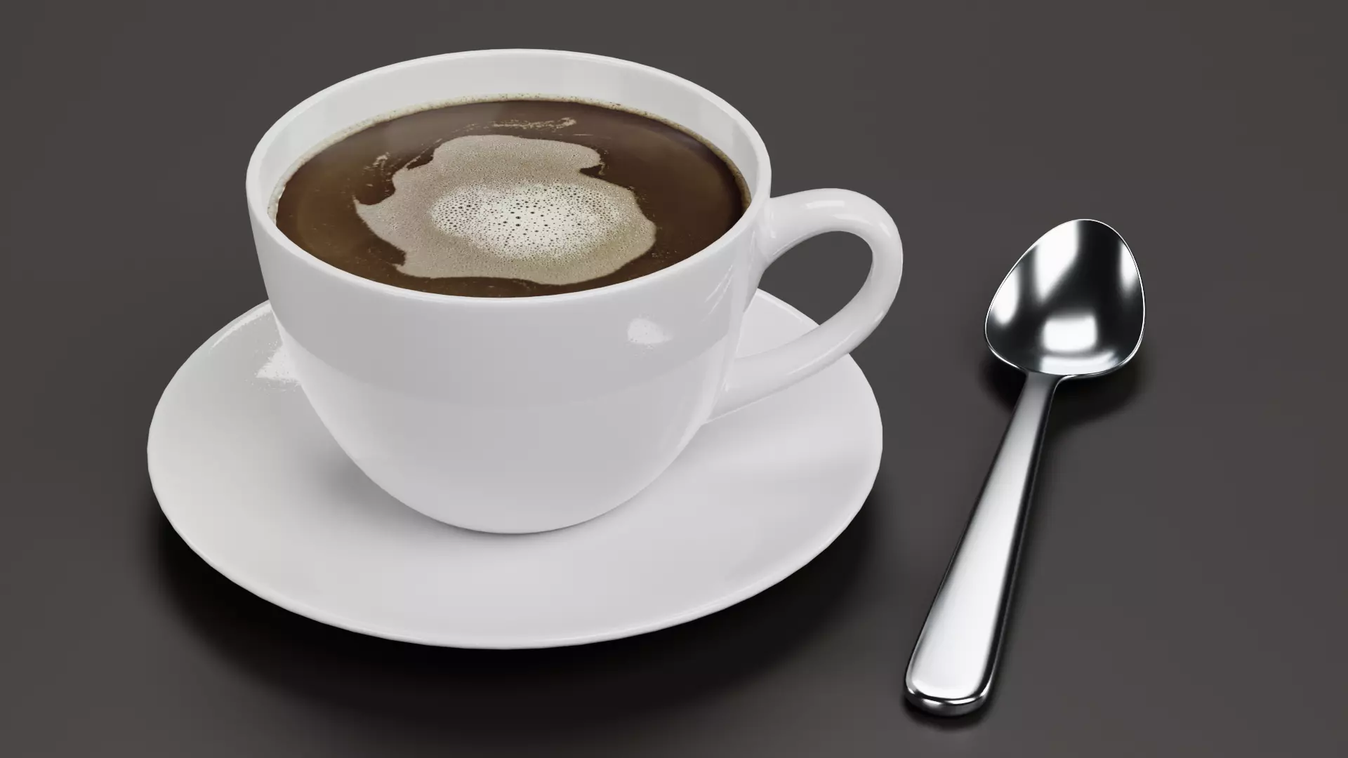 -Coffee with Steam Animated- 3D model_3