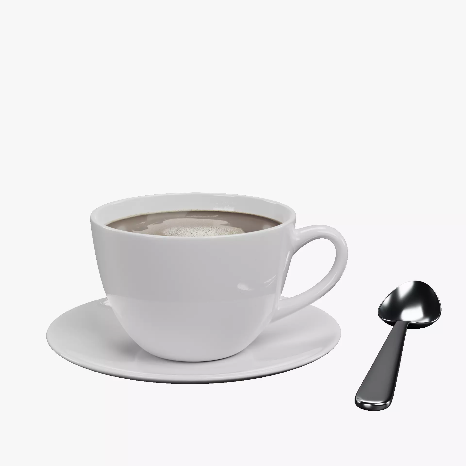 -Coffee with Steam Animated- 3D model_15