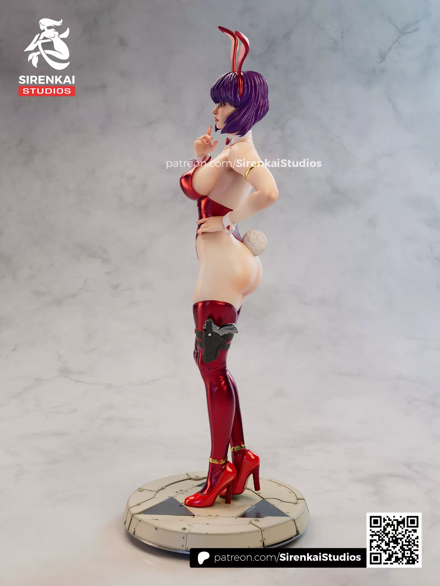 Motoko Bunny Ghost in the Shell 3D Print STL 3D print model_7