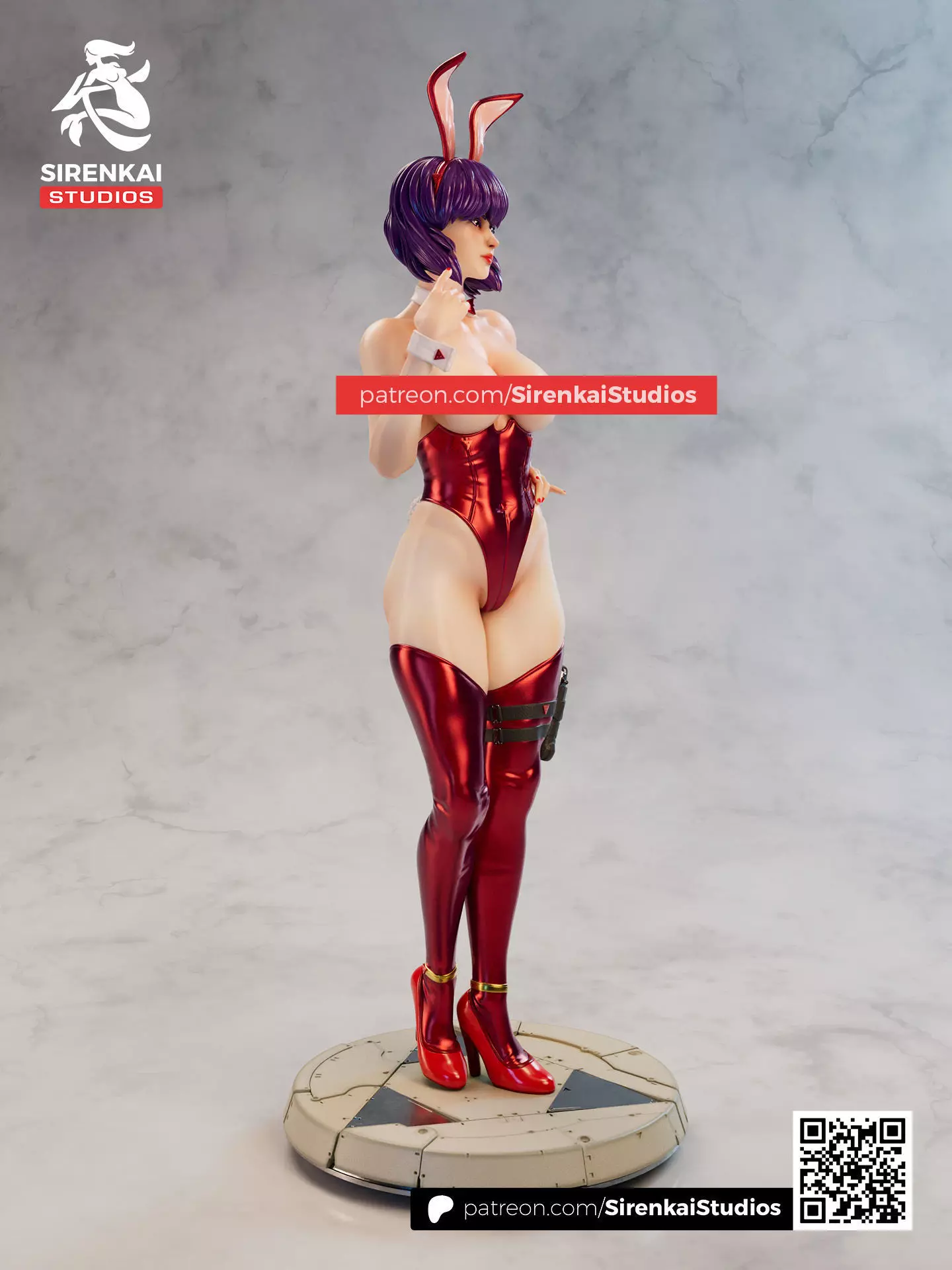Motoko Bunny Ghost in the Shell 3D Print STL 3D print model_9