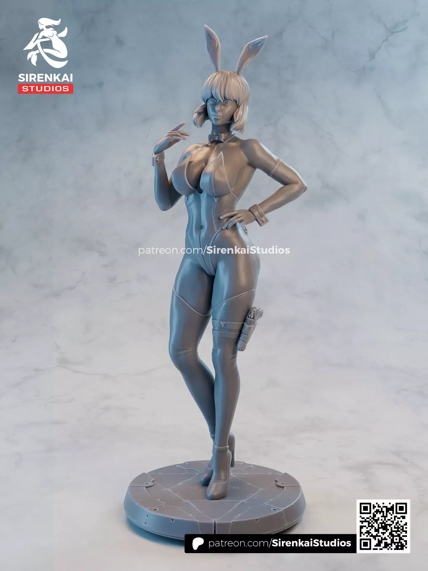 Motoko Bunny Ghost in the Shell 3D Print STL 3D print model_1