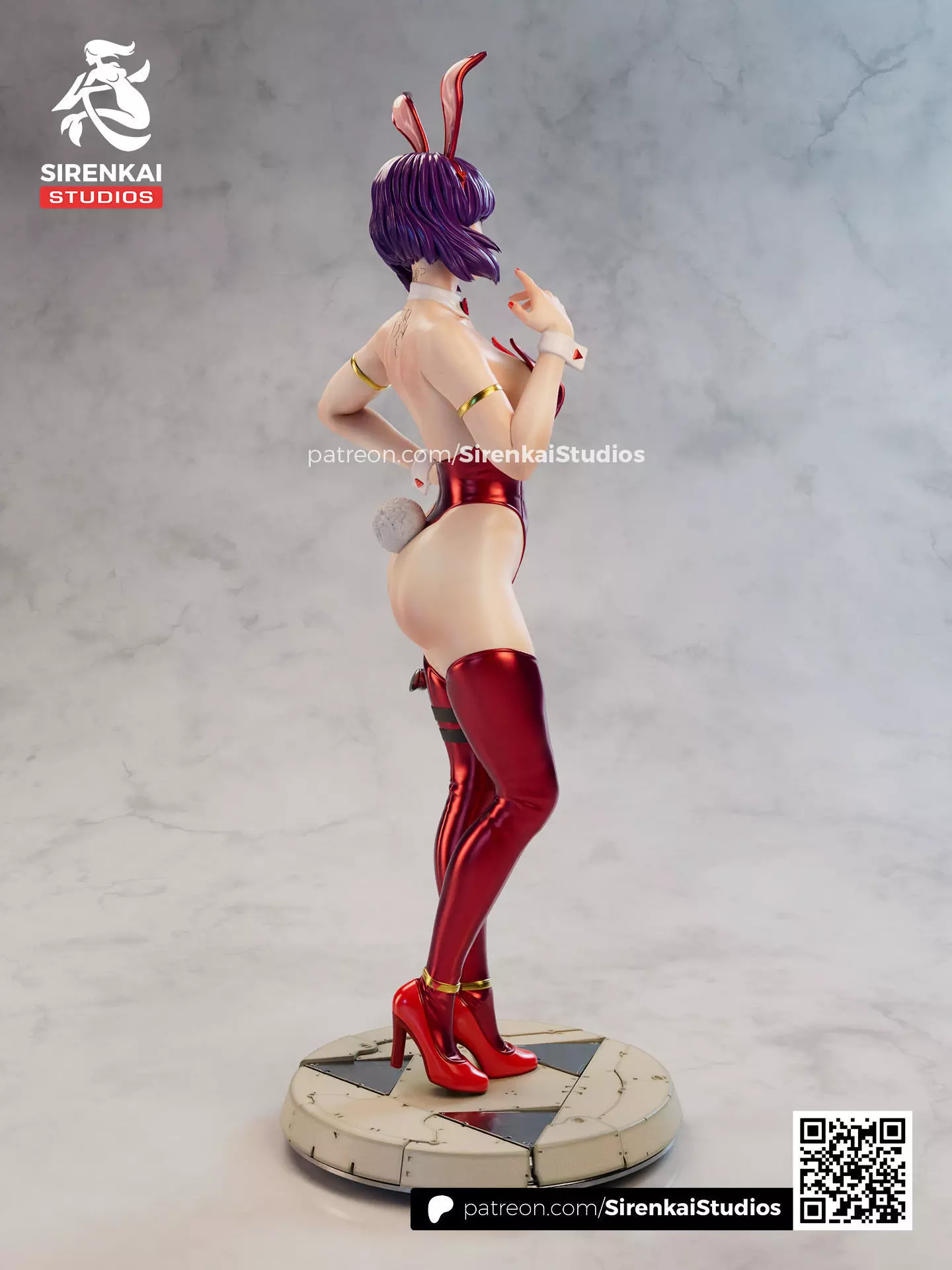 Motoko Bunny Ghost in the Shell 3D Print STL 3D print model_8