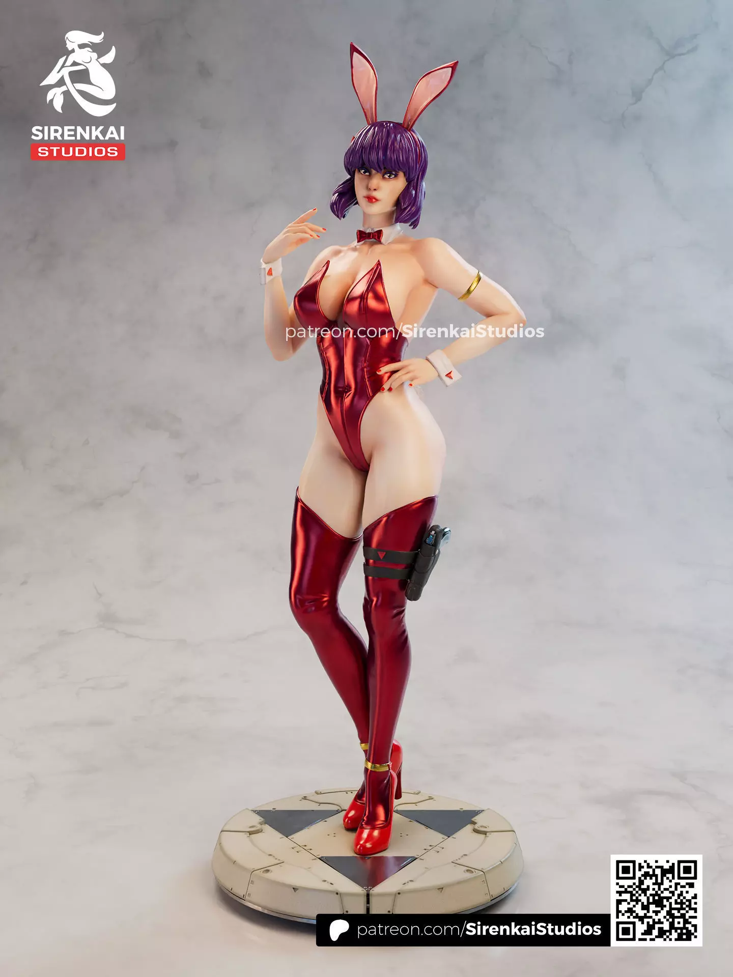 Motoko Bunny Ghost in the Shell 3D Print STL 3D print model_0