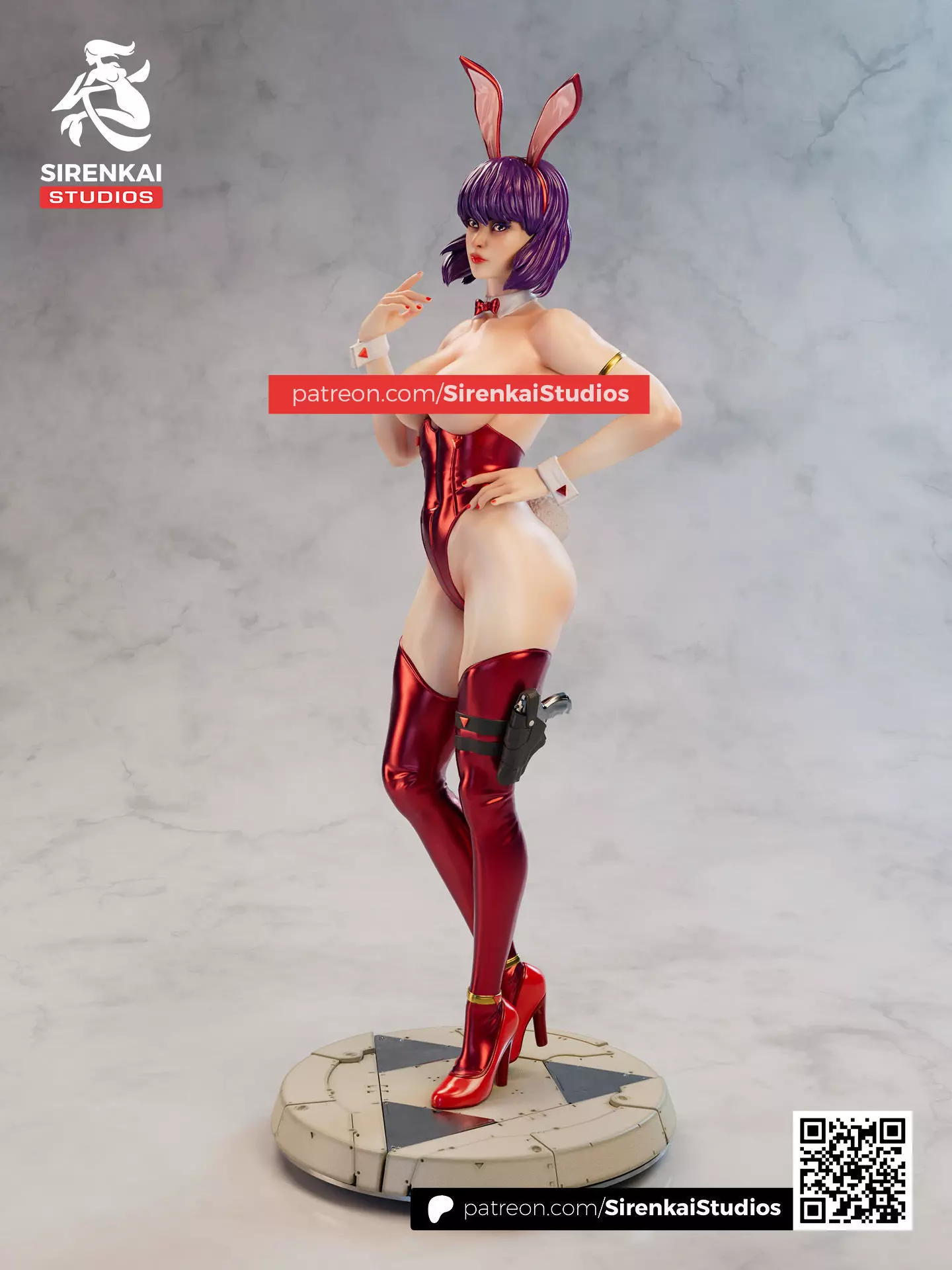 Motoko Bunny Ghost in the Shell 3D Print STL 3D print model_10