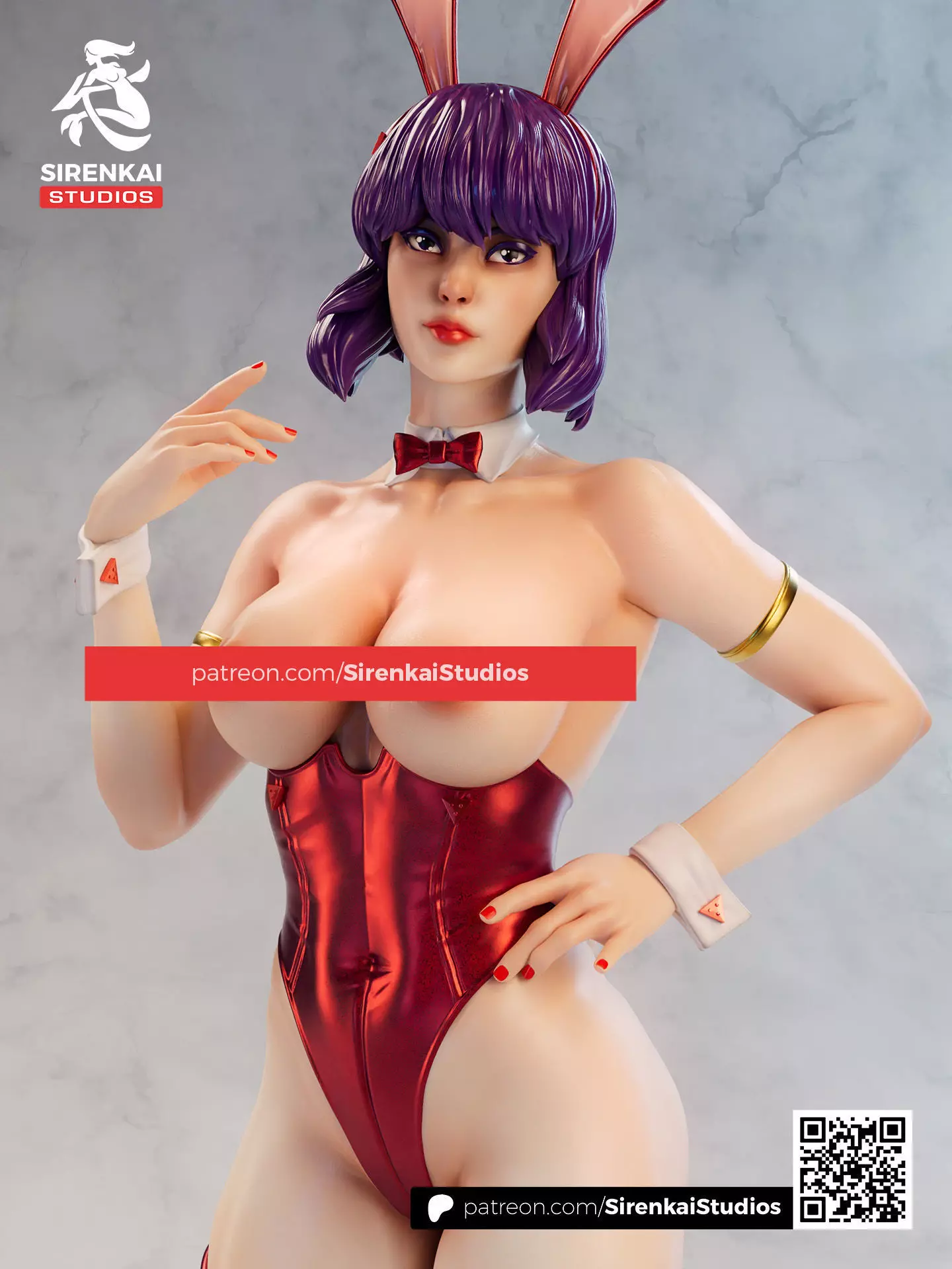 Motoko Bunny Ghost in the Shell 3D Print STL 3D print model_5