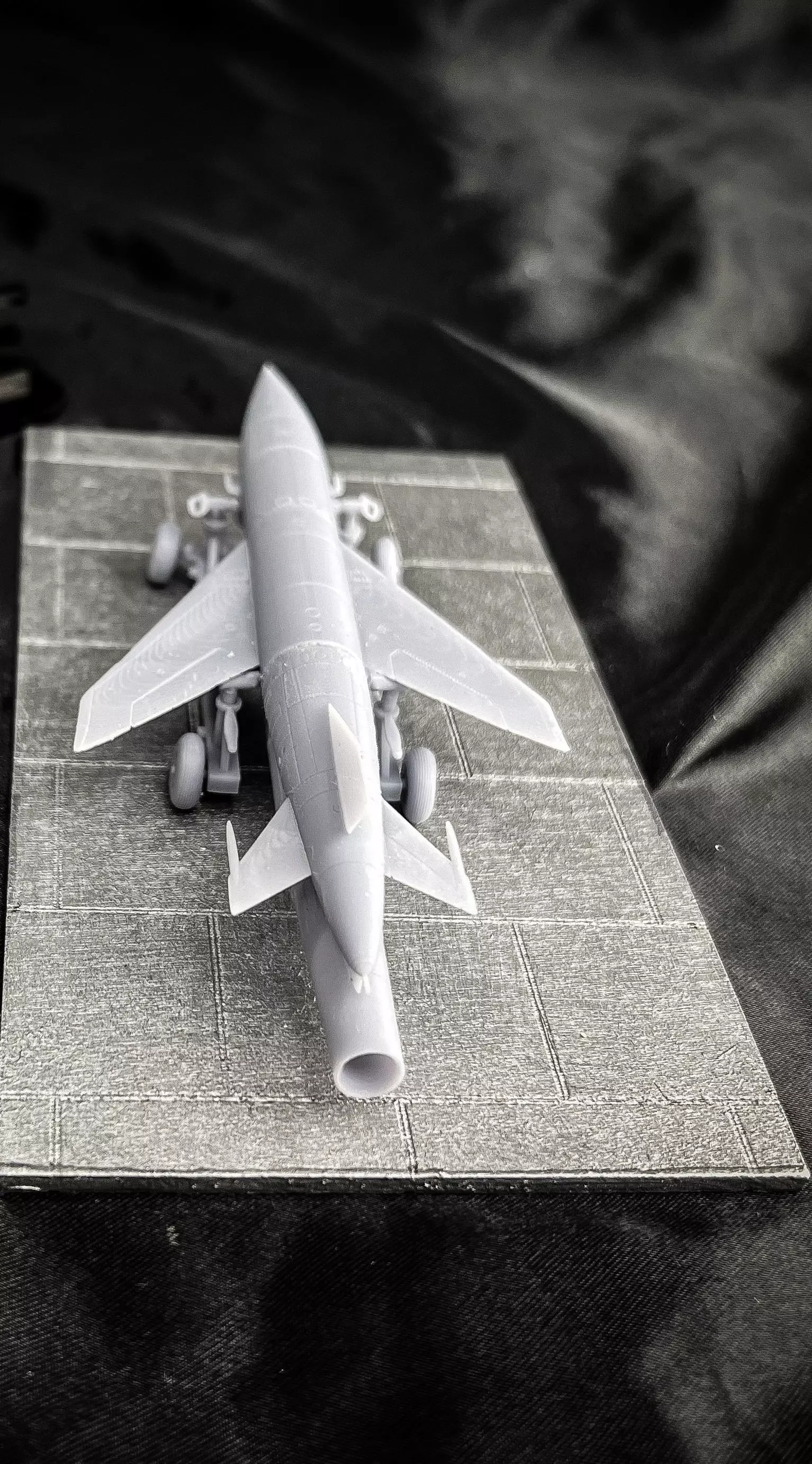 Soviet K-10 missile AS-2 Kipper with Transport Trolley 3D print model_5