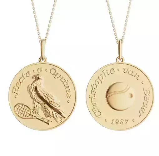 Eagle Tennis Medallion
