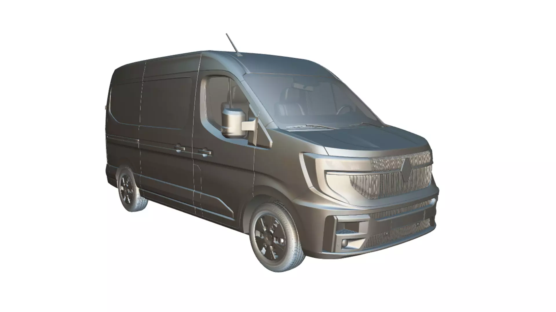 Renault Master 2024  High Quality Commercial Van 3D model_13