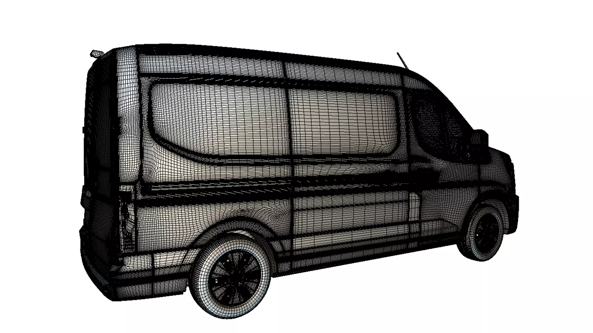 Renault Master 2024  High Quality Commercial Van 3D model_8