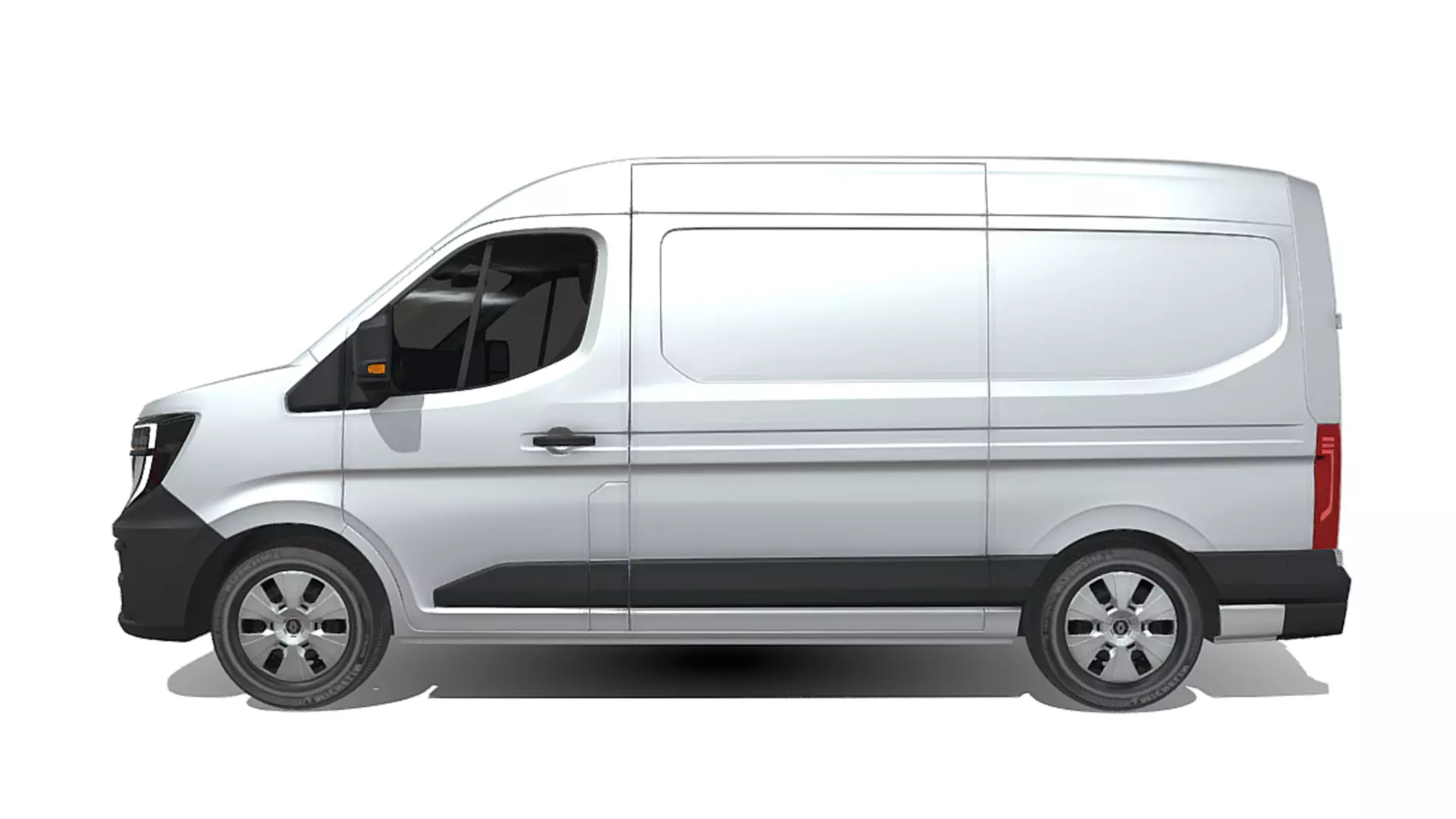 Renault Master 2024  High Quality Commercial Van 3D model_3