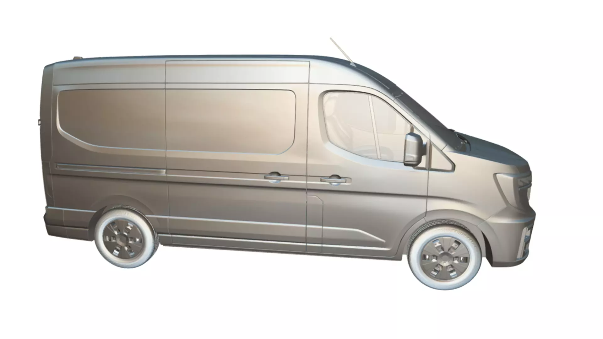 Renault Master 2024  High Quality Commercial Van 3D model_14